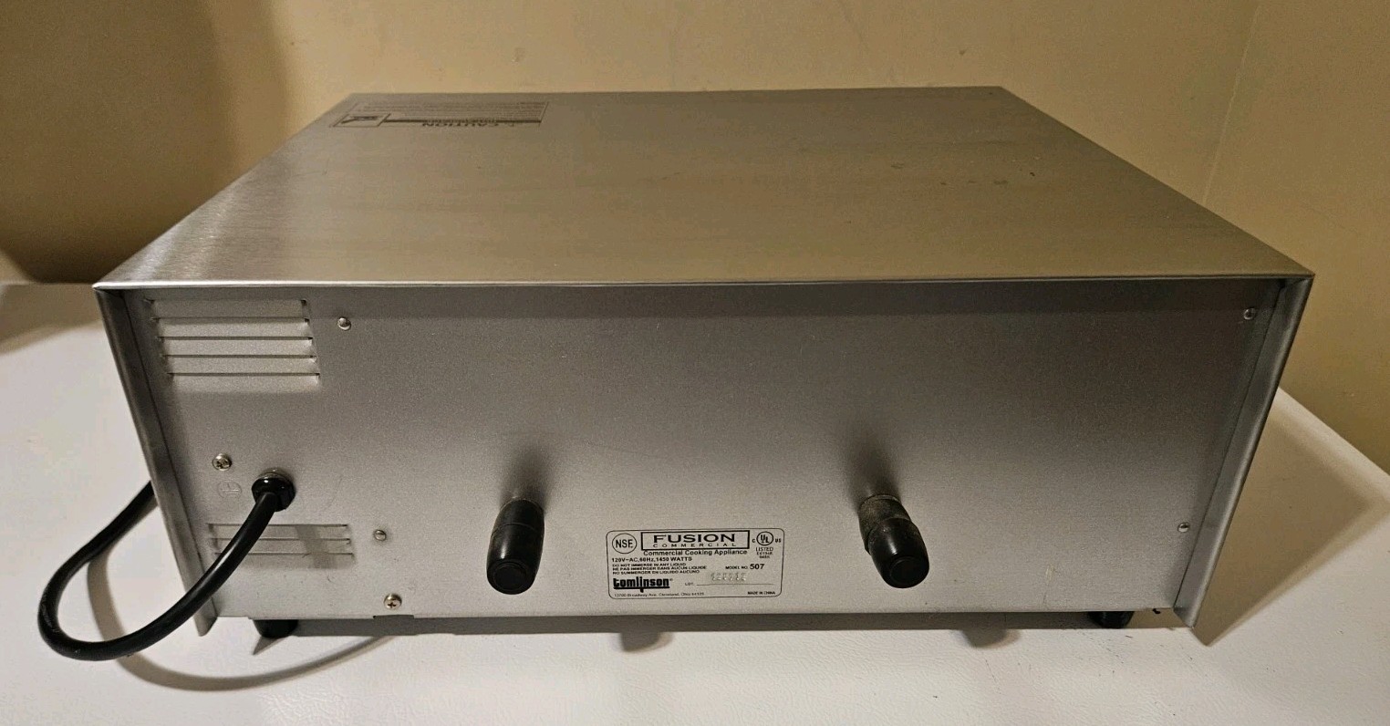 Fusion Commercial Electric Countertop Pizza Oven Model 507