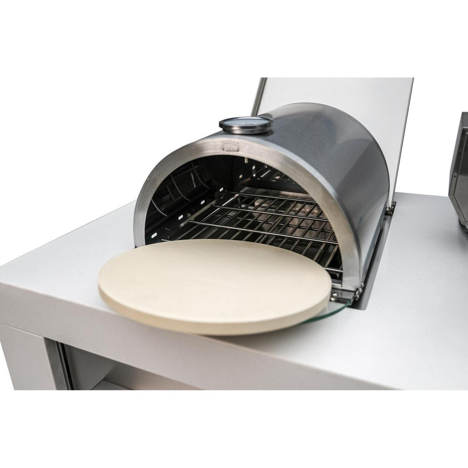 Portable Side Burner Personal Pizza Oven Pizza Stone Universal Stainless Steel