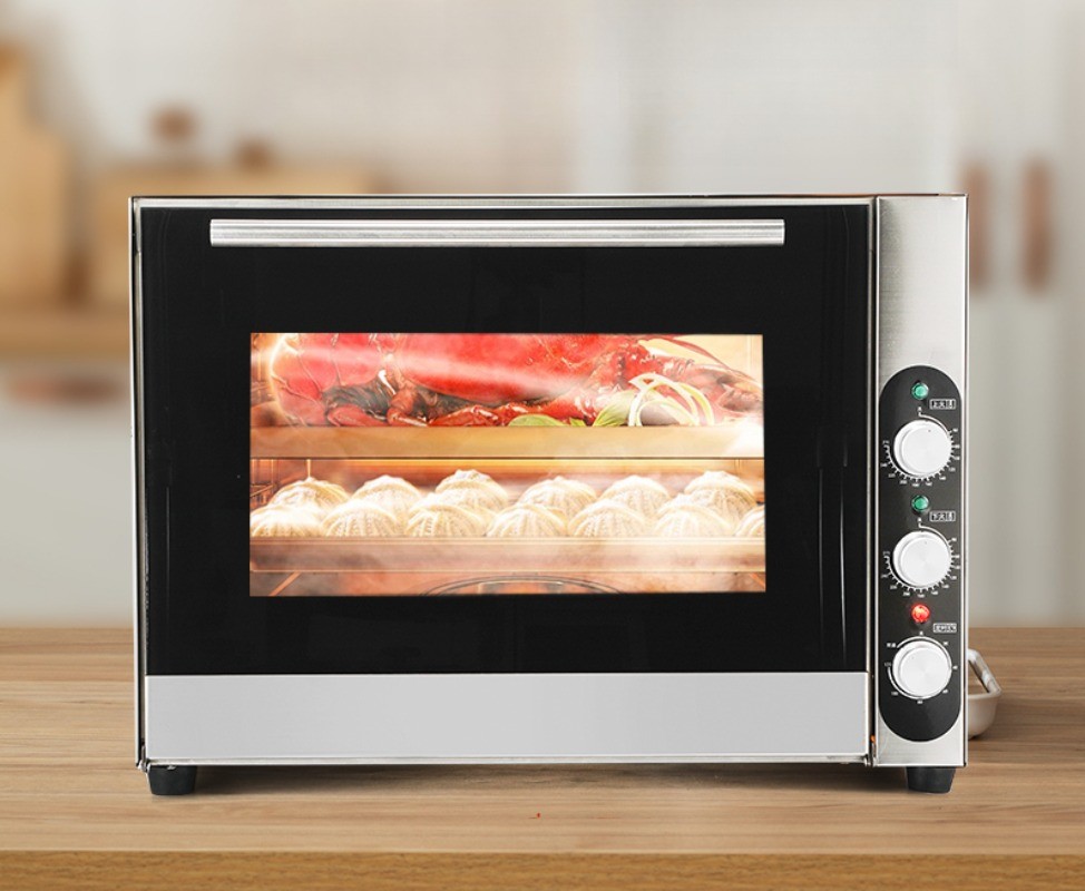 Large Capacity Stainless Steel Electric Oven Home Baking Double Flat Oven Oven