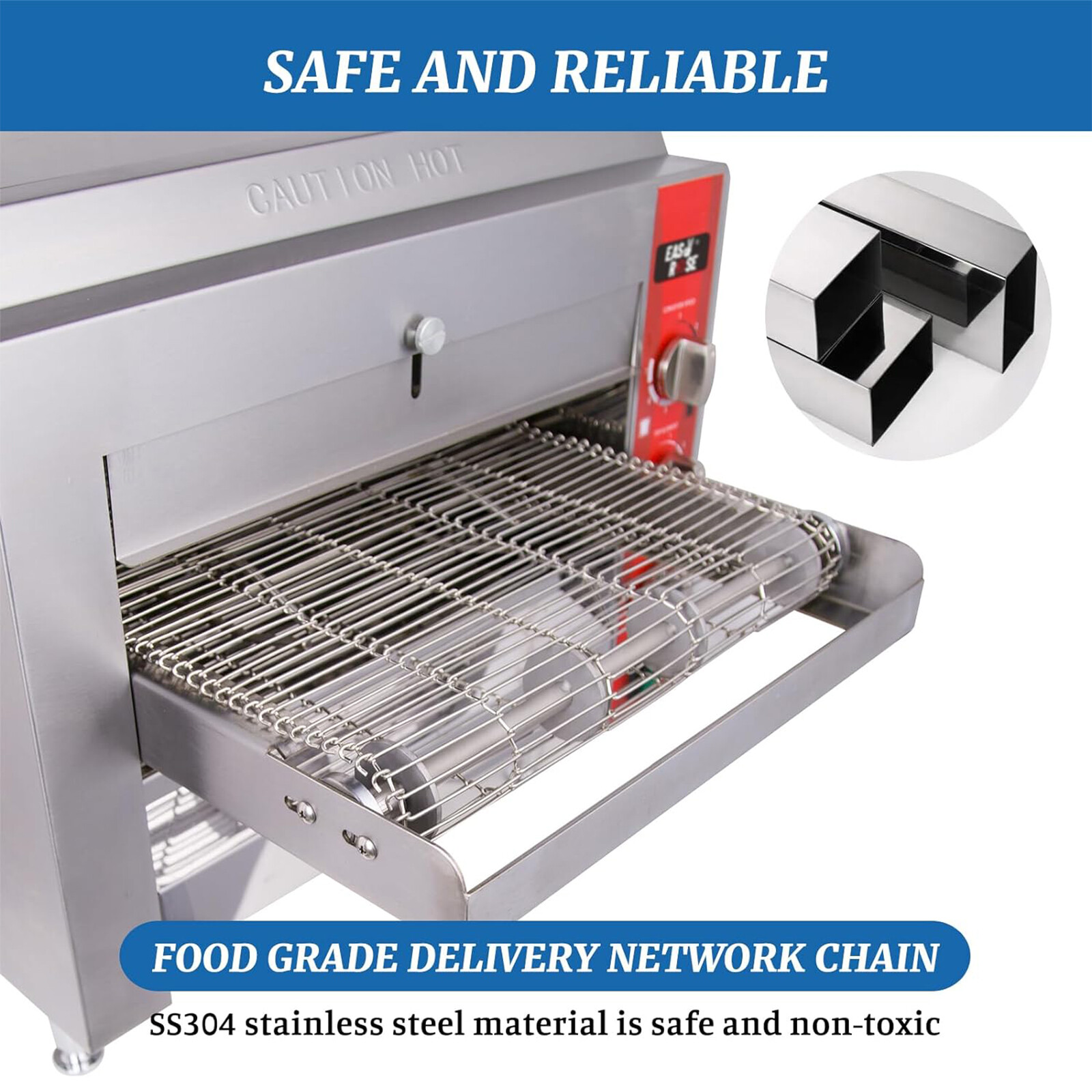 Easyrose Refurbished Countertop Pizza Conveyor Oven Bread Toaster Pizza Ovens