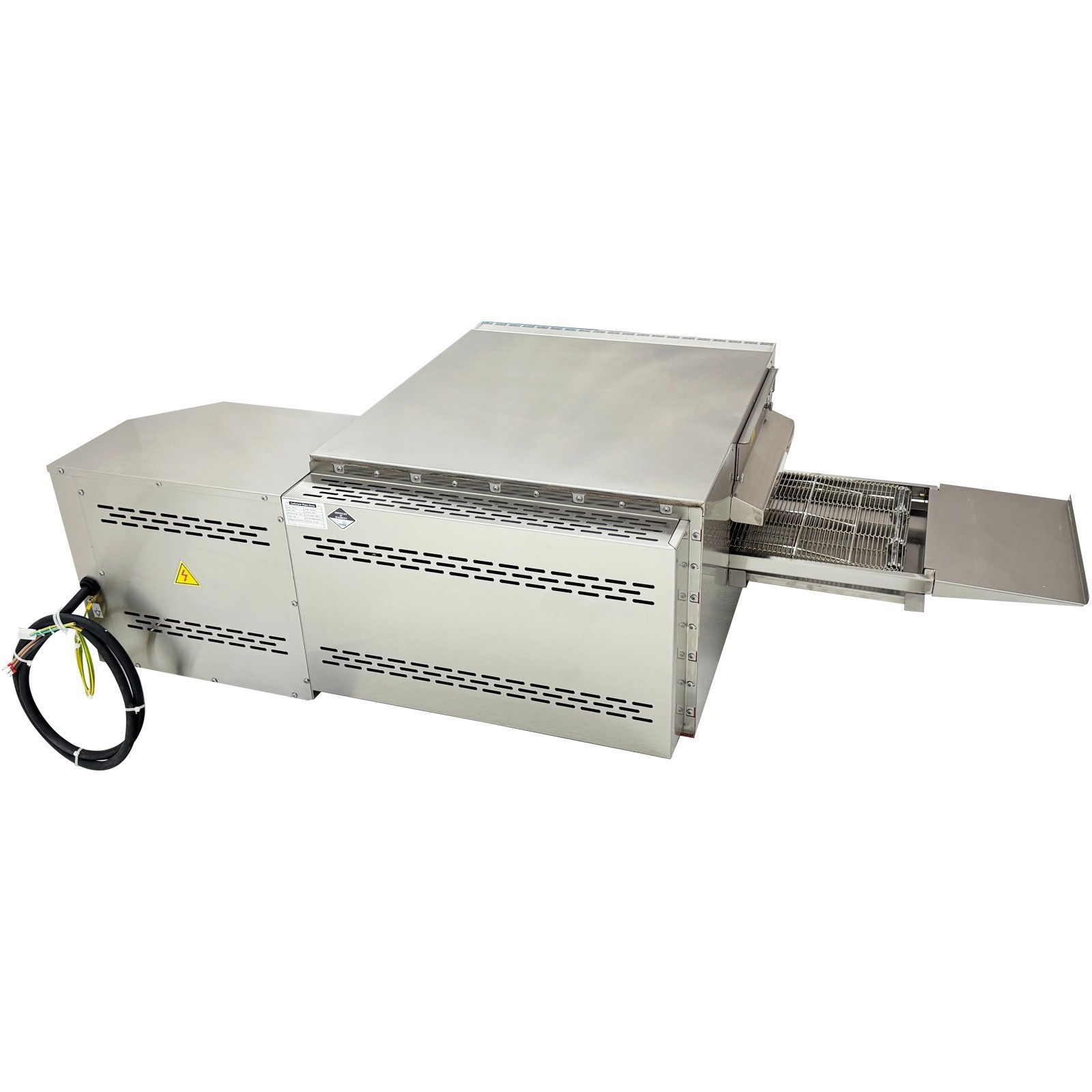 Hot Air Circulation Commercial Pizza Oven 9KW Fast Baking Conveyor Pizza Making