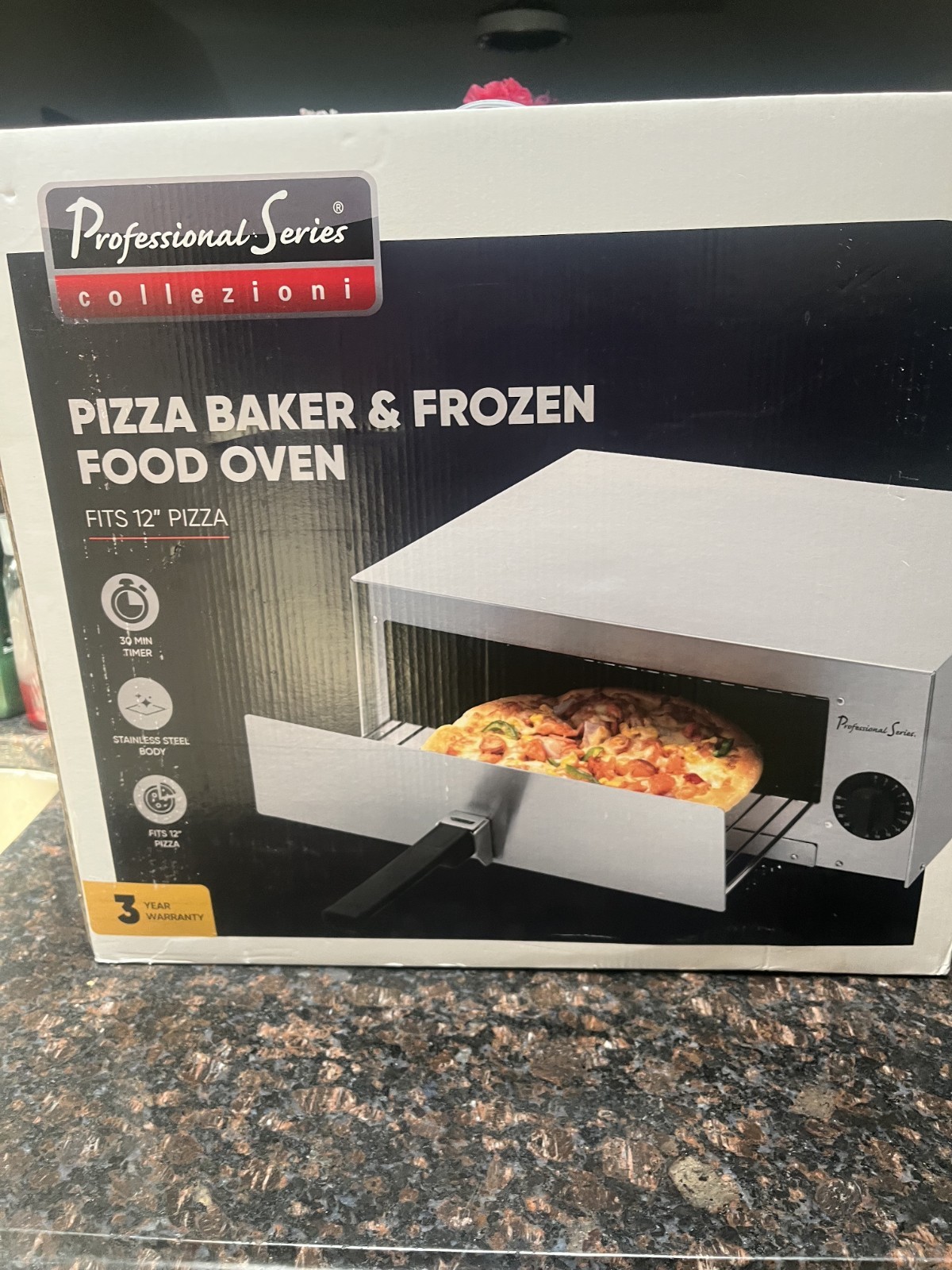 Professional Electric Pizza Oven for Home & Commercial Use – 12-Inch Capacity