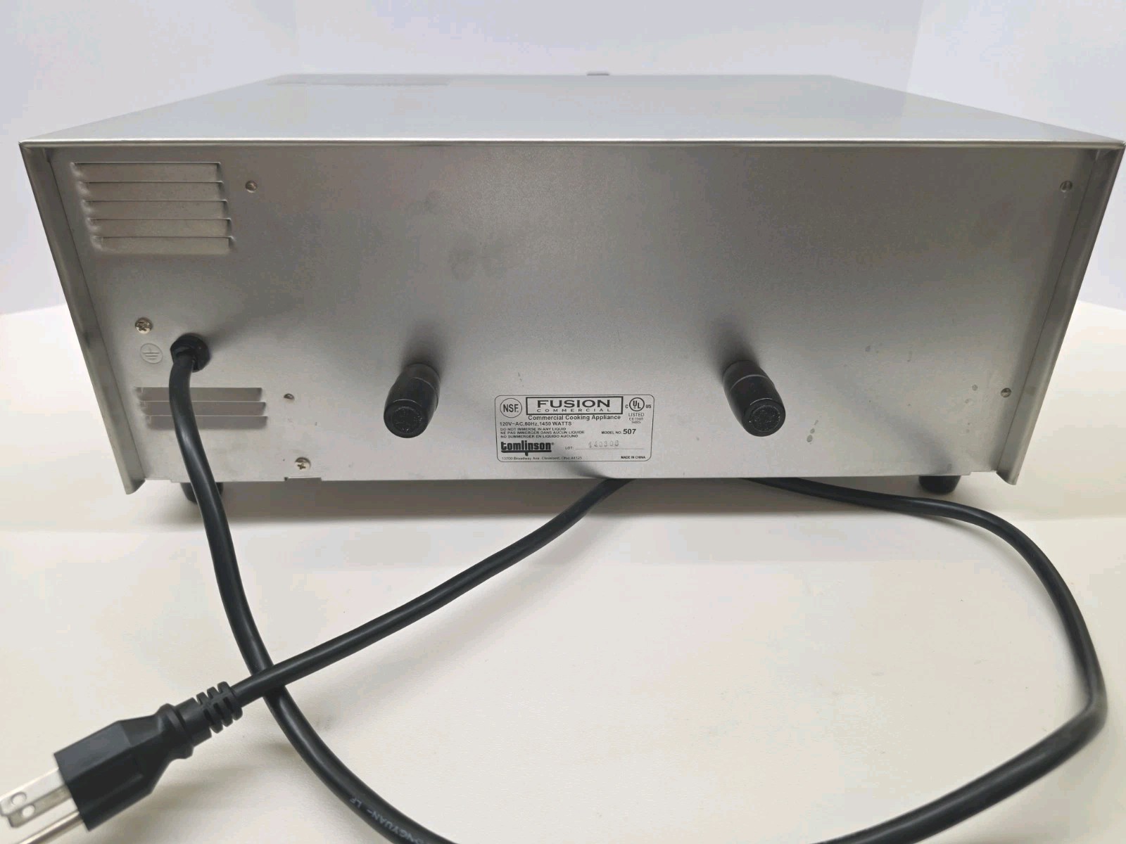 Fusion Commercial Countertop 12” Pizza Oven Stainless Steel Electric 507FC
