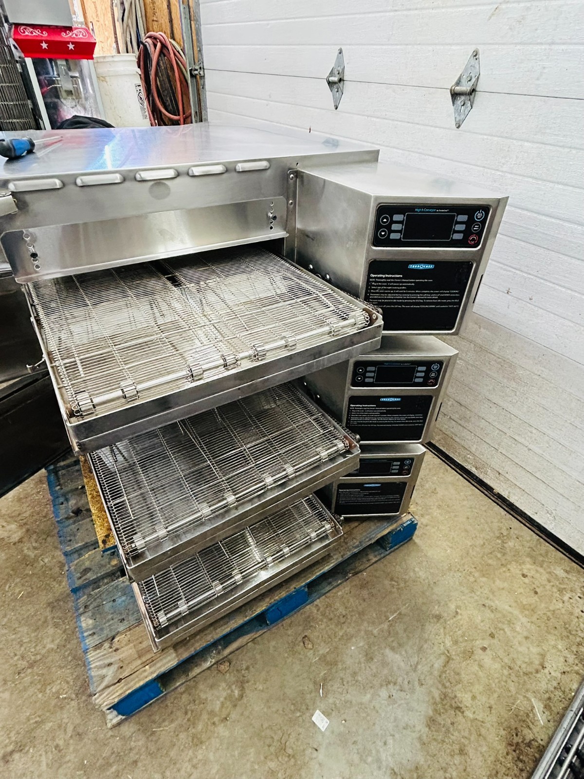 Turbochef HHC2020 Triple Stack High Speed Conveyor Pizza Ovens Fully Refurbished