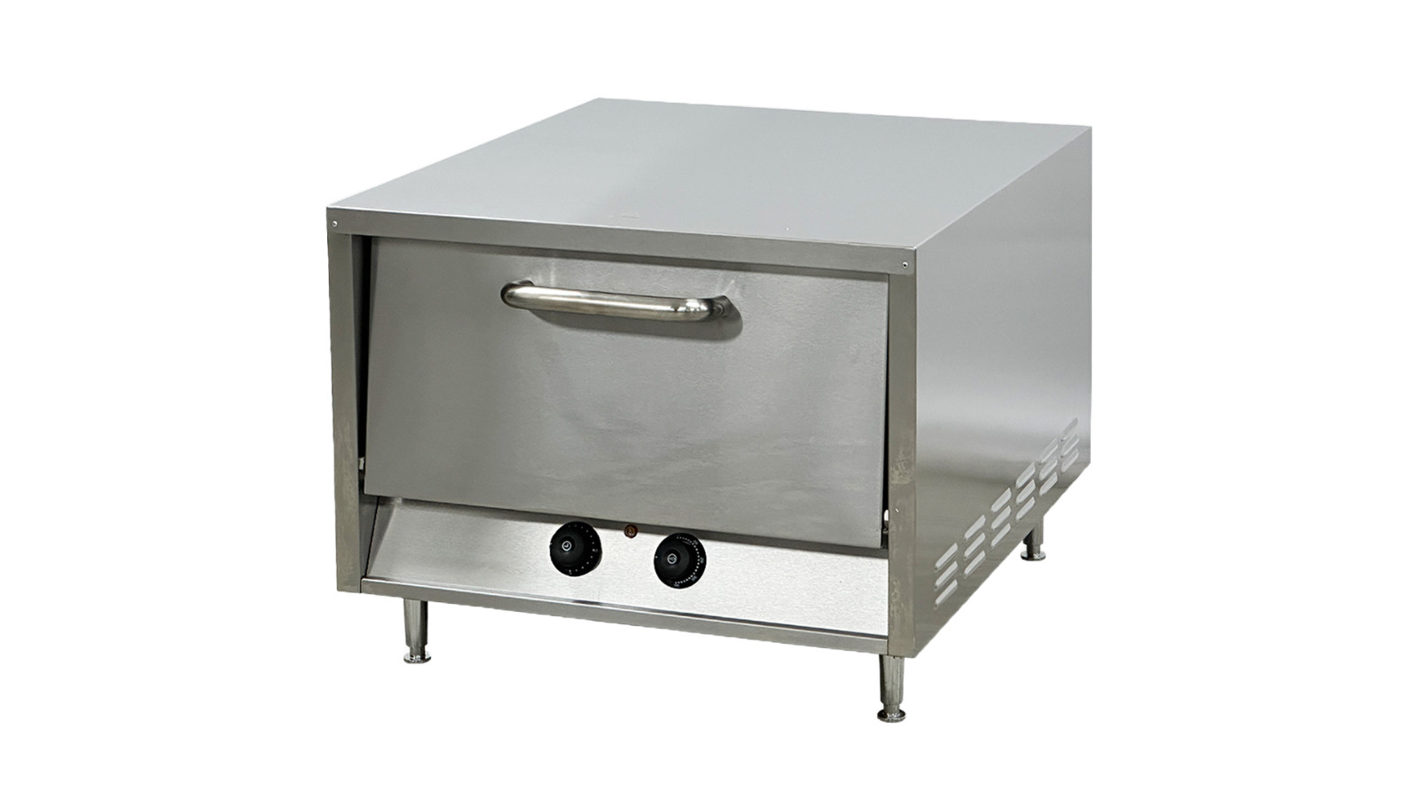 26″ W 3600 Watt Double Deck Electric Pizza Oven, Stainless Steel