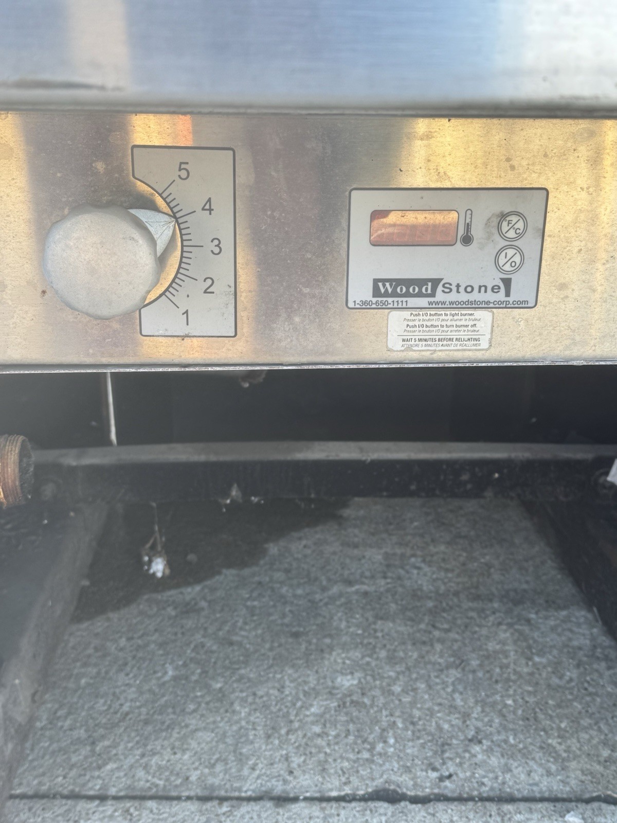 Wood Stone Natural Gas Stone Pizza Oven Commercial Model WS-DO-5049-RFG-LR-NG