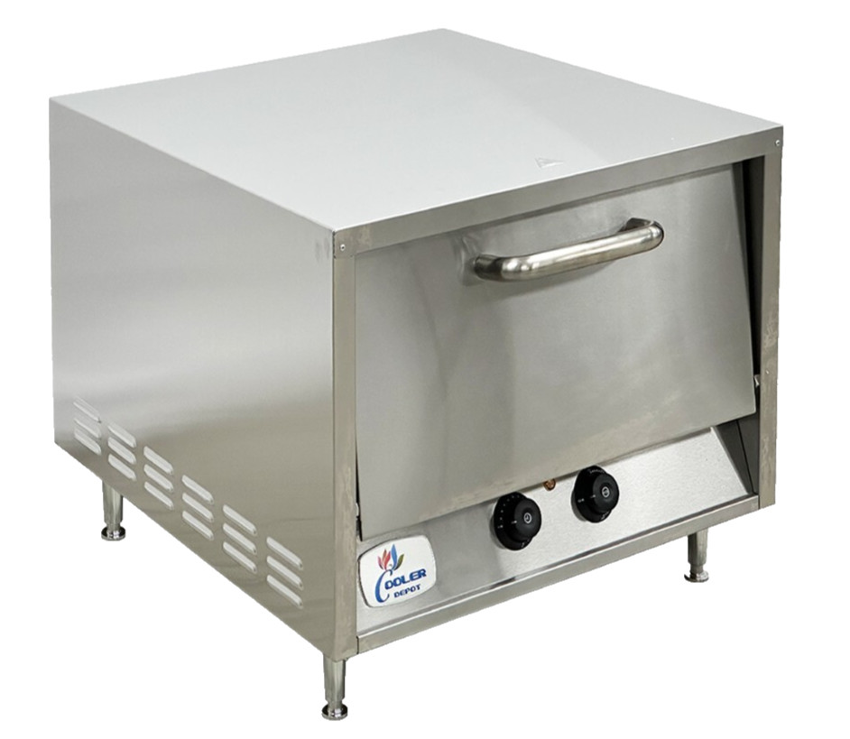NEW 22″ Electric Double Stone Base Pizza Oven Bakery Pizzeria Cooker 240V 60Hz
