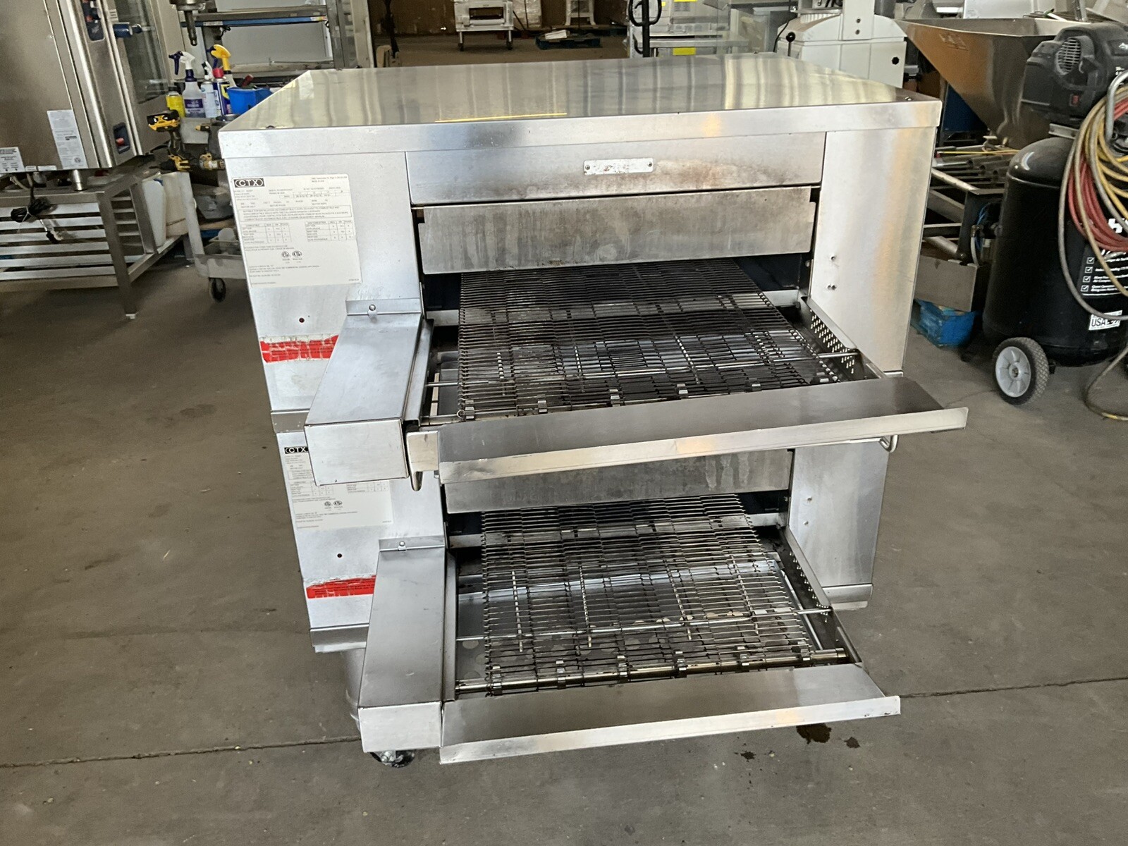 2023 CTX Middleby Marshall DZ33T Infrared Radiant conveyor pizza double oven B