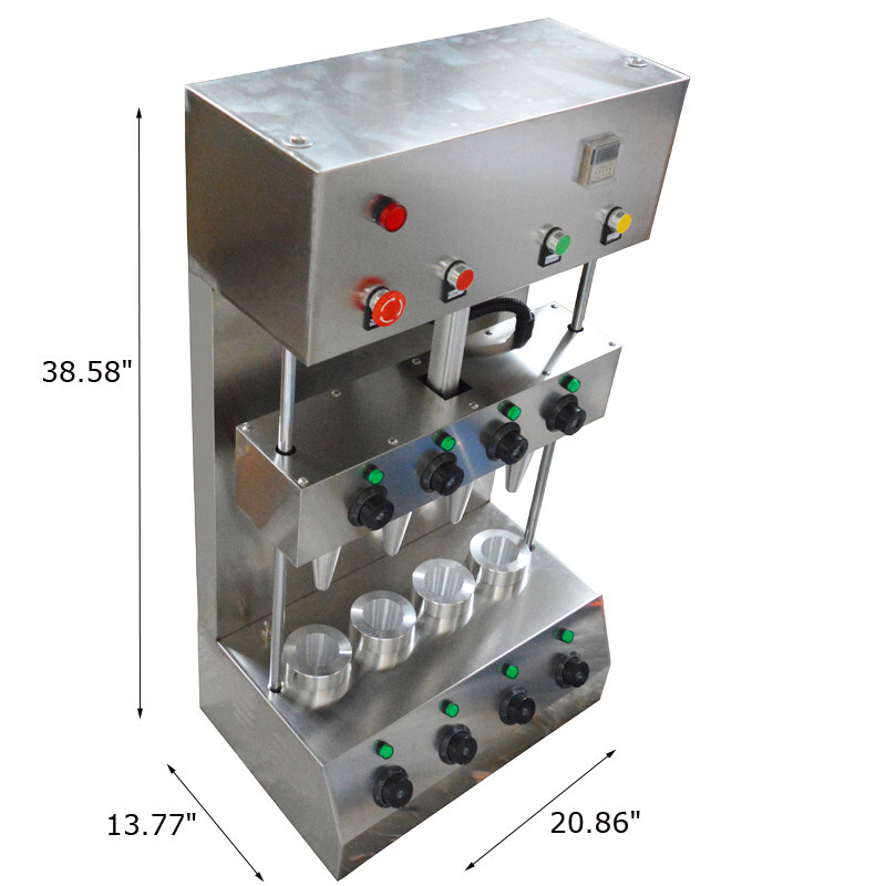 110V Commercial Electric Pizza Cone Forming Machine Cooking Ovens Restaurant