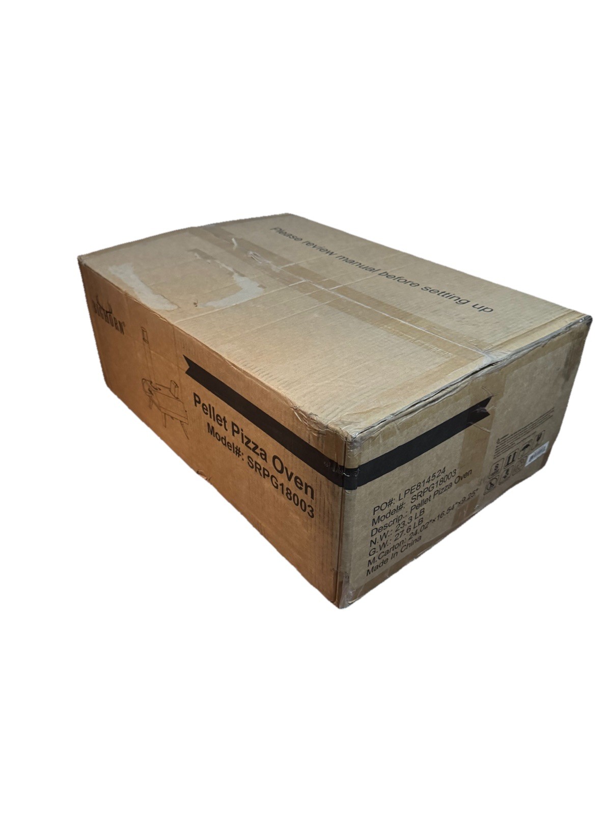 BIG HORN OUTDOORS Pizza Oven Wood Pellet 12” Pizza Oven Cooking Pizza Maker