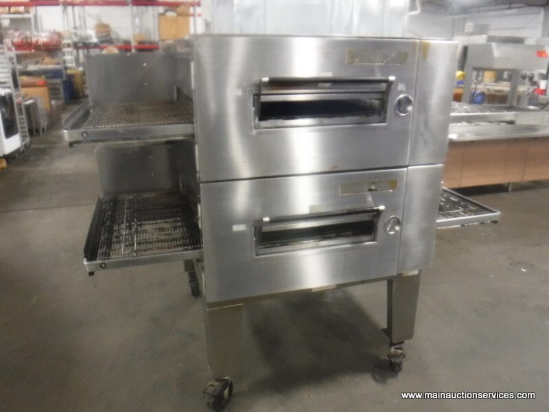 Lincoln Impinger 1600-023-A, Gas Double Deck Pizza Conveyor Oven