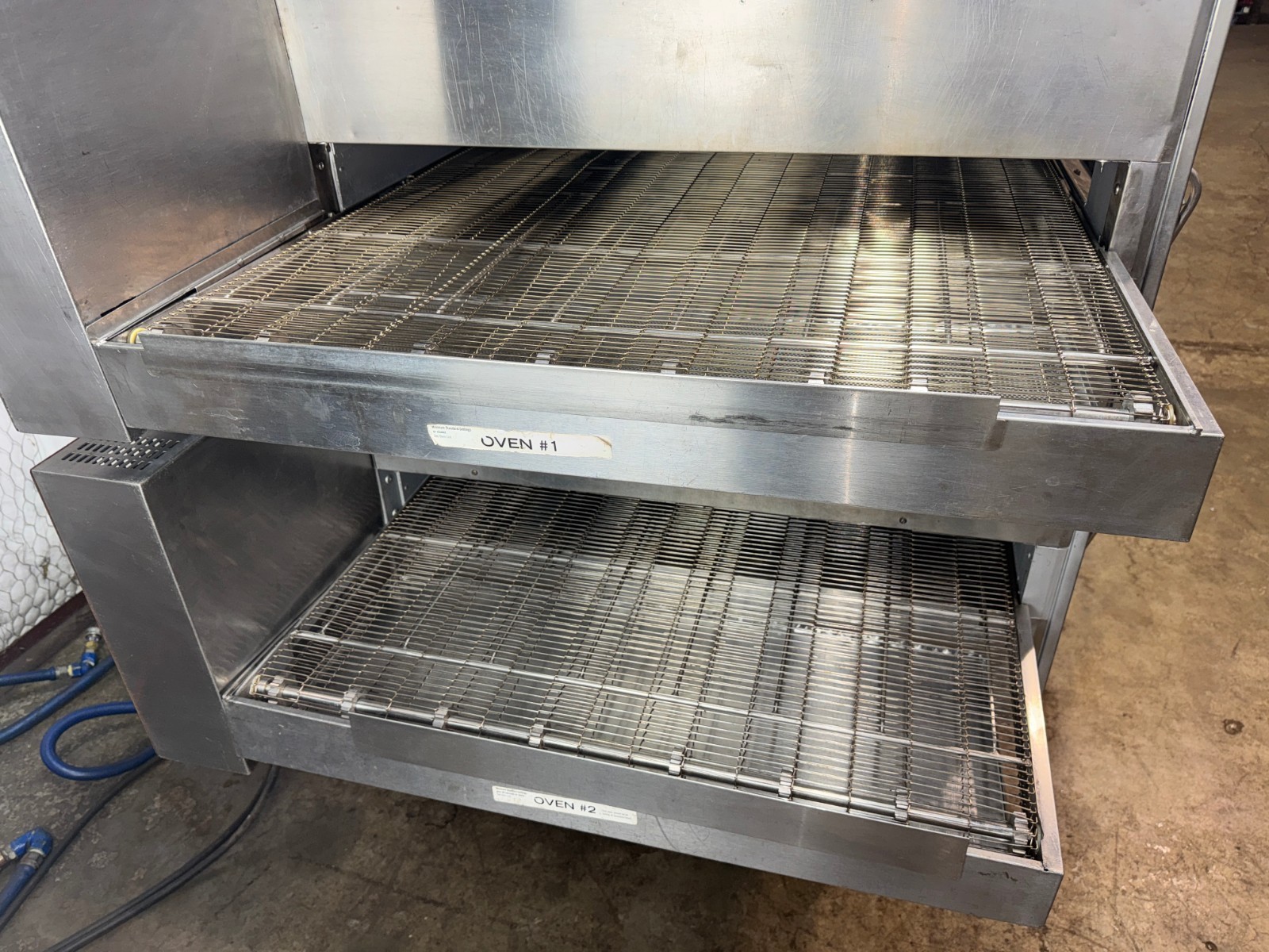 Middleby Marshall PS360 Doublestack Wide Body Gas Pizza Conveyor Oven