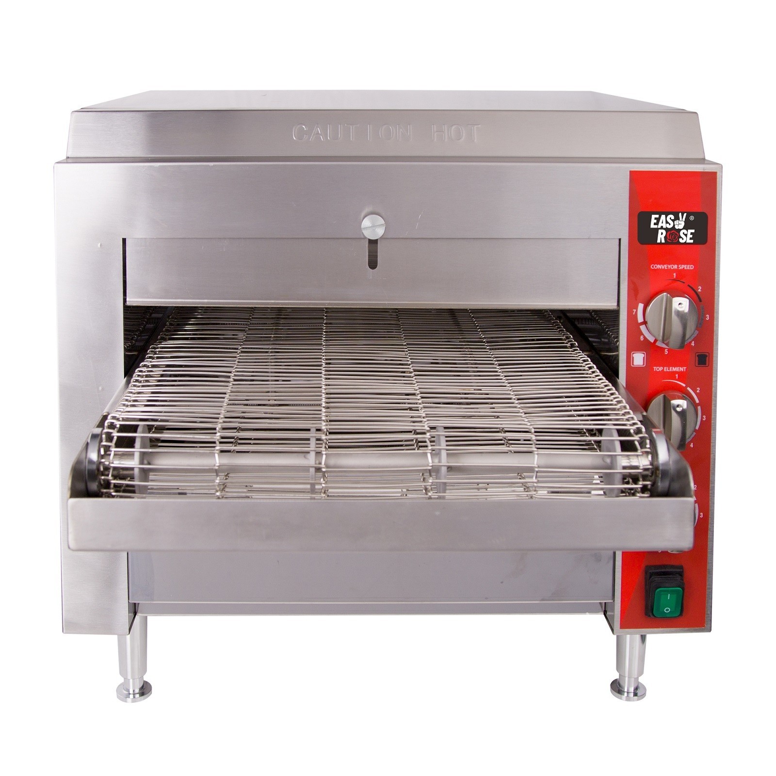 Easyrose Countertop Pizza Conveyor Toaster Bread Oven Machine Commercial Kitchen