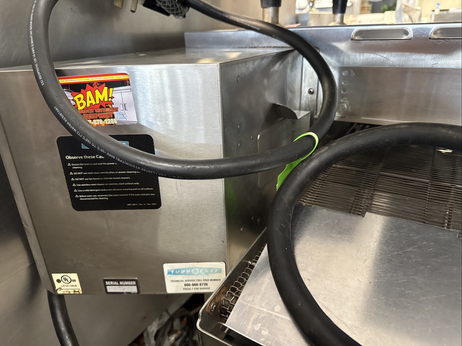 TurboChef HHC2020 48″ -20” Conveyor Electric Countertop Conveyor Oven – 208v/3ph