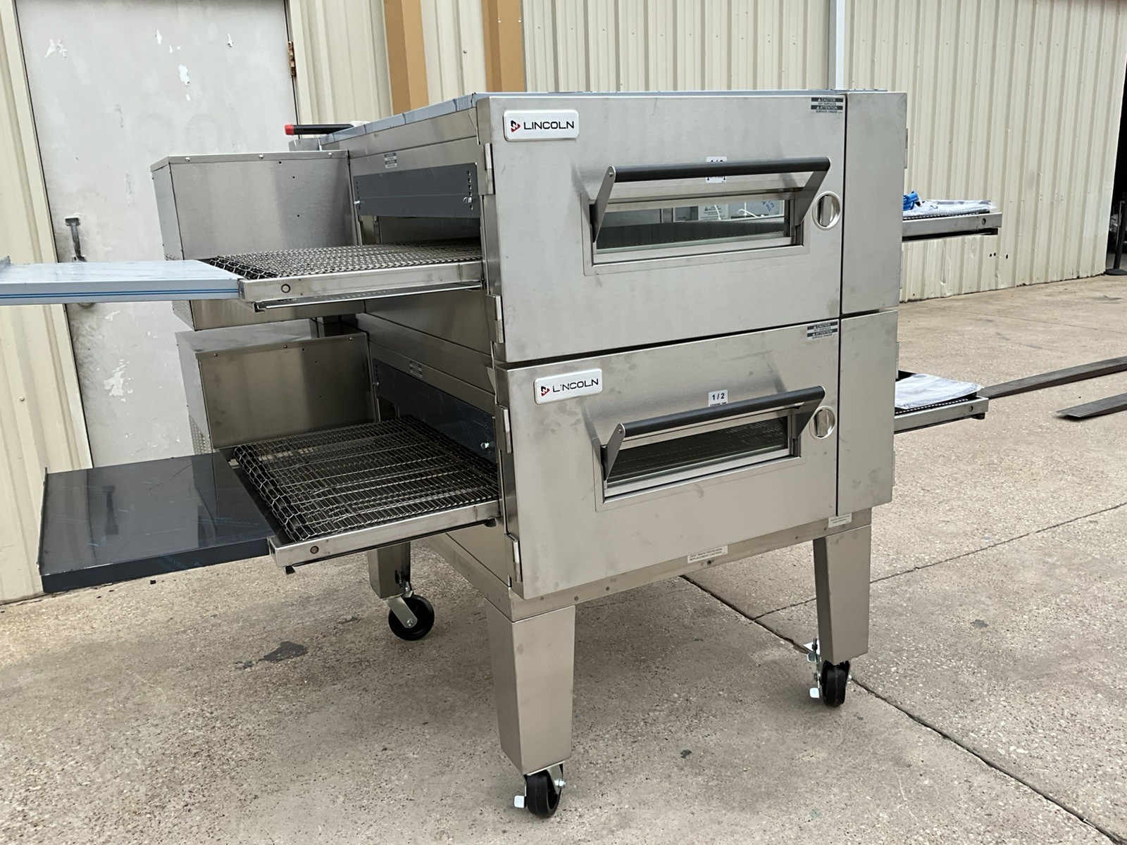 Lincoln Impinger gas Double stack low profile 1600-000-U-K3025 conveyor oven