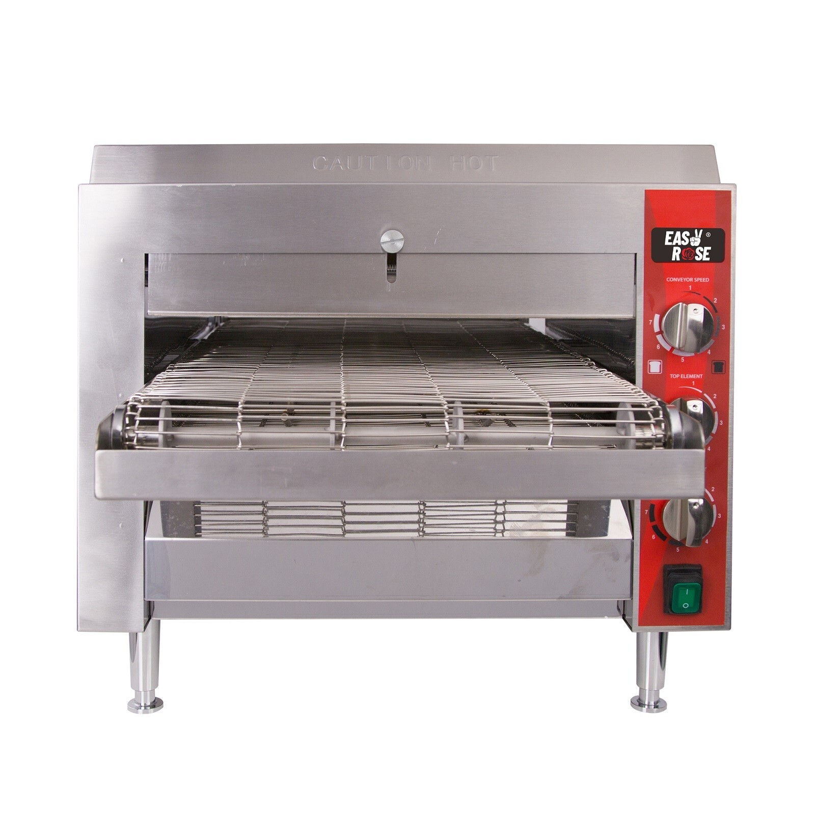Easyrose Countertop Pizza Conveyor Oven with 14″ Belt 3600W 240V 6-20P Plug