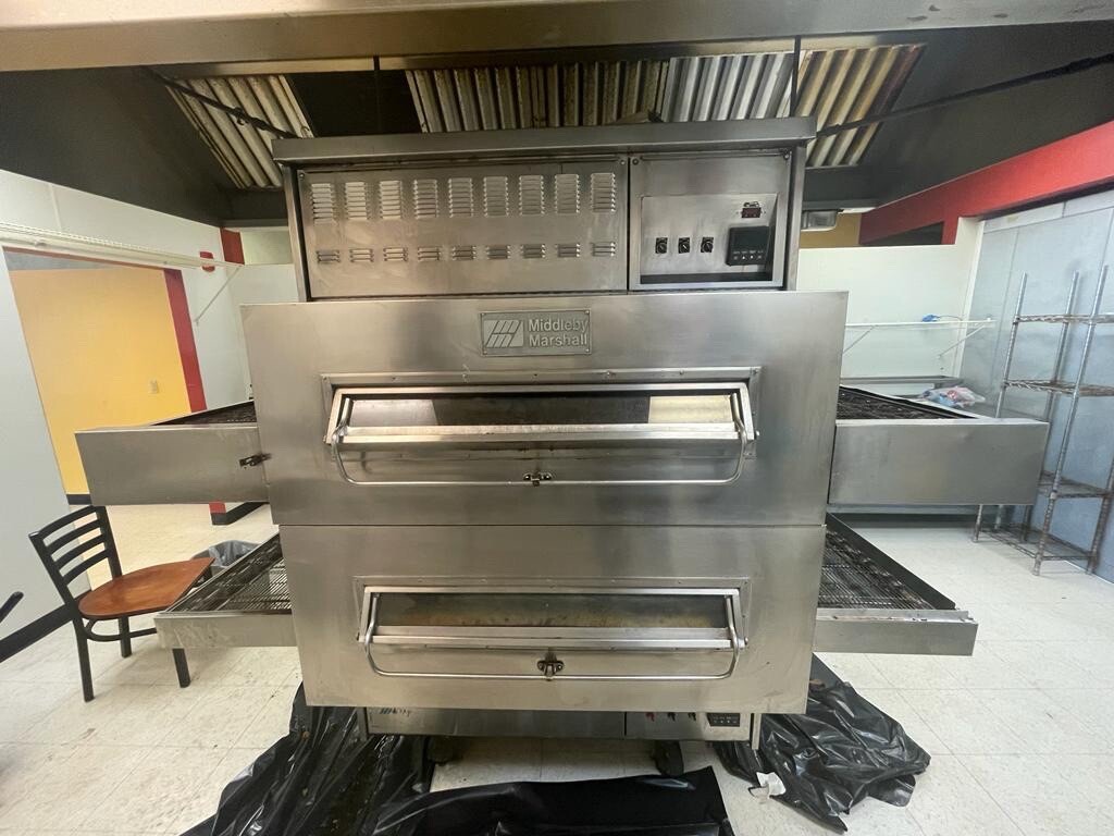 Middleby Marshall PS360 Doublestack Gas Pizza Oven Conveyor Belt