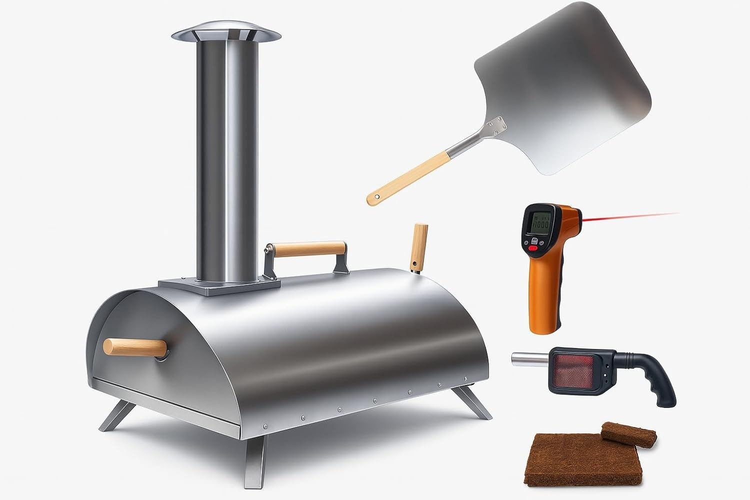 Outdoor Pizza Oven with Accessories