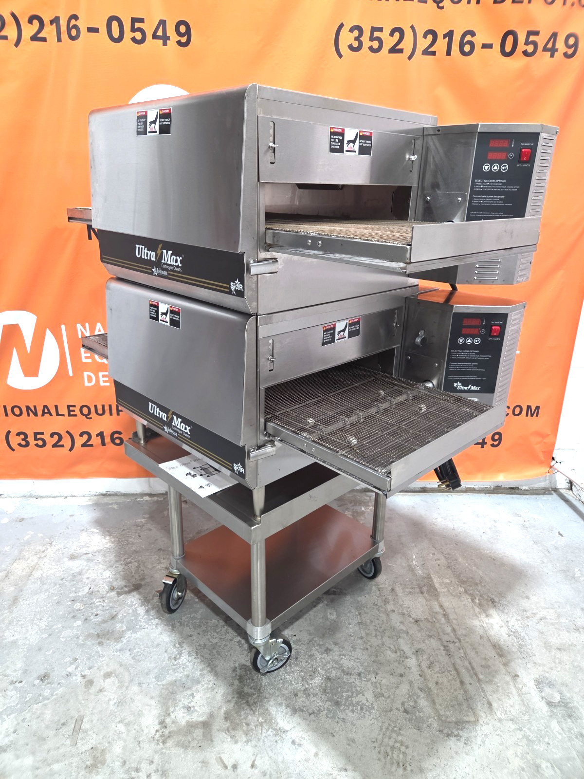 2022 Star 50″ Electric Conveyor Oven UM1850A UltraMax Double Stack – Watch Video