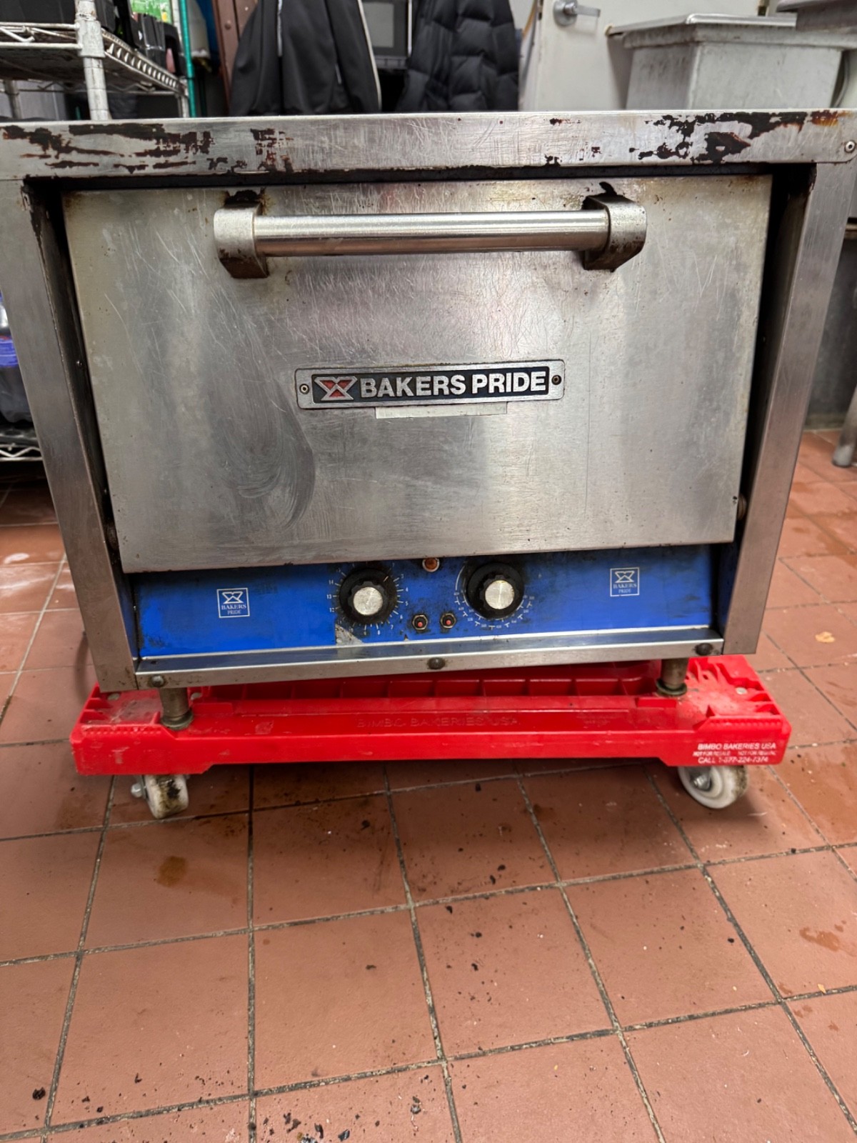 Oven, Bakers Pride, 2-Deck – Used Stone Hearth Decks Model #P22, 208 Volt