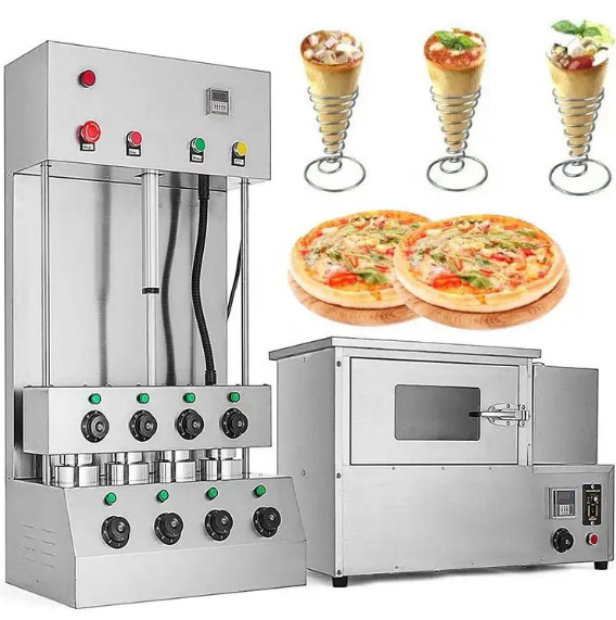 Pizza Cone Forming Maker Machine Rotary Pizza Cone Oven Pizza Cone Baking