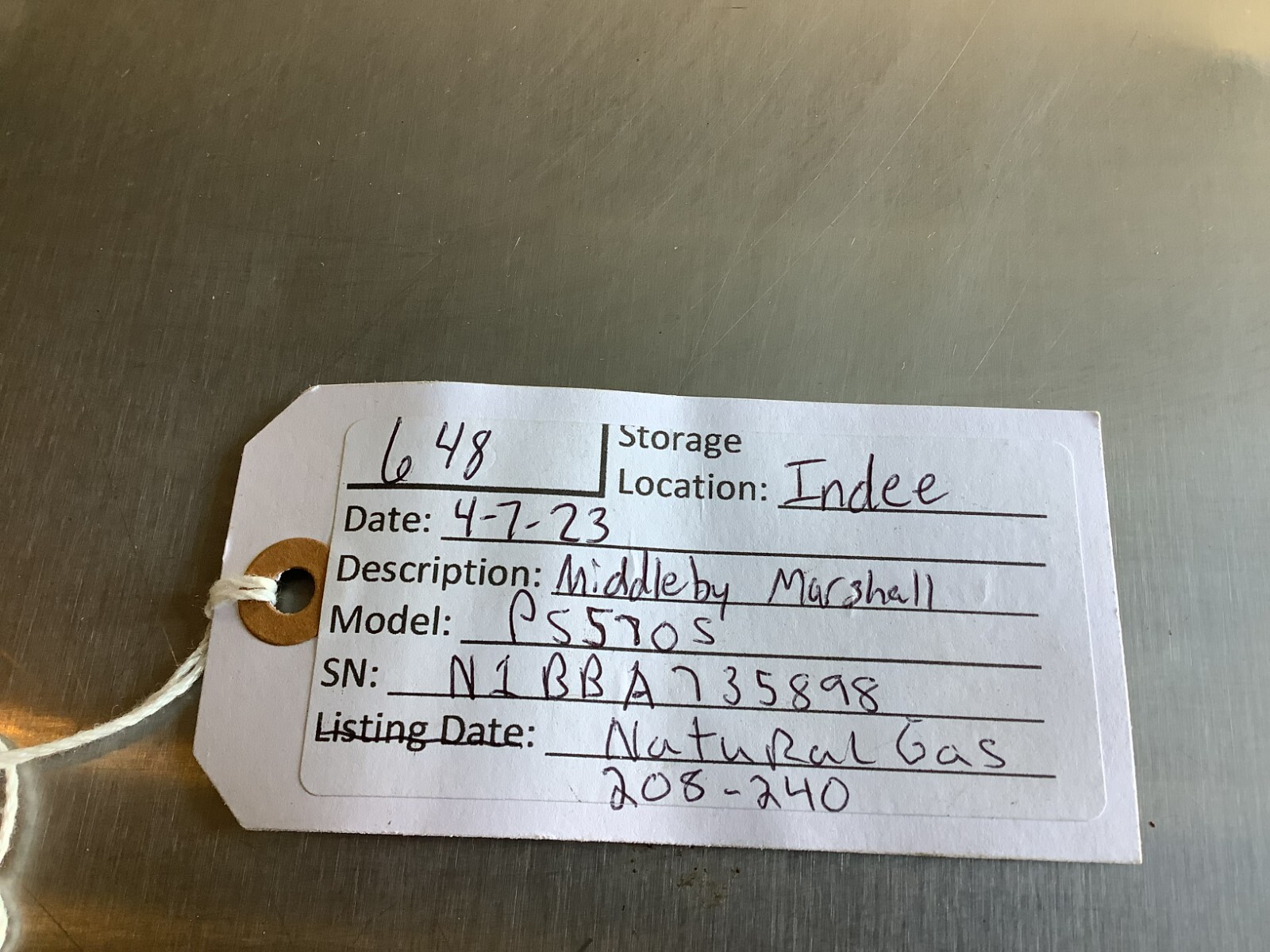 Conveyor Pizza Oven Middleby Marshall PS570S Nat. Gas TESTED