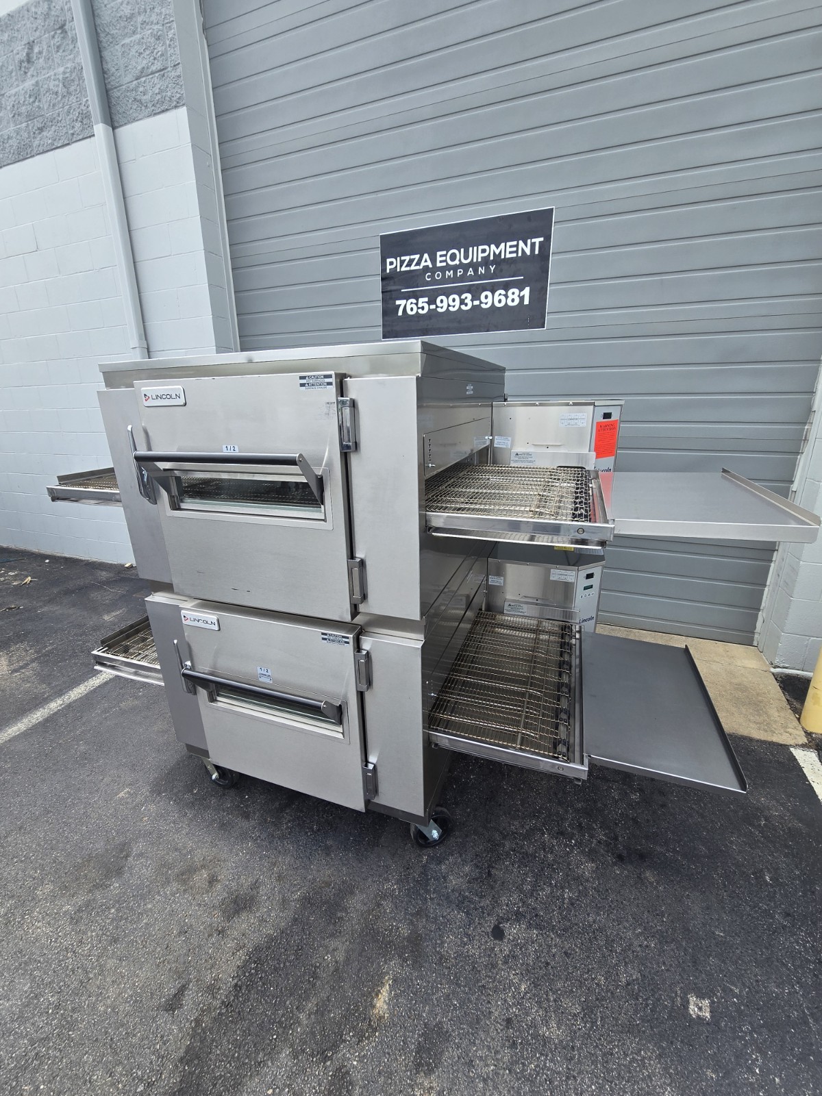 2022 NEW Lincoln Impinger 1450 Double Deck Gas Fired Conveyor Pizza Oven 32″