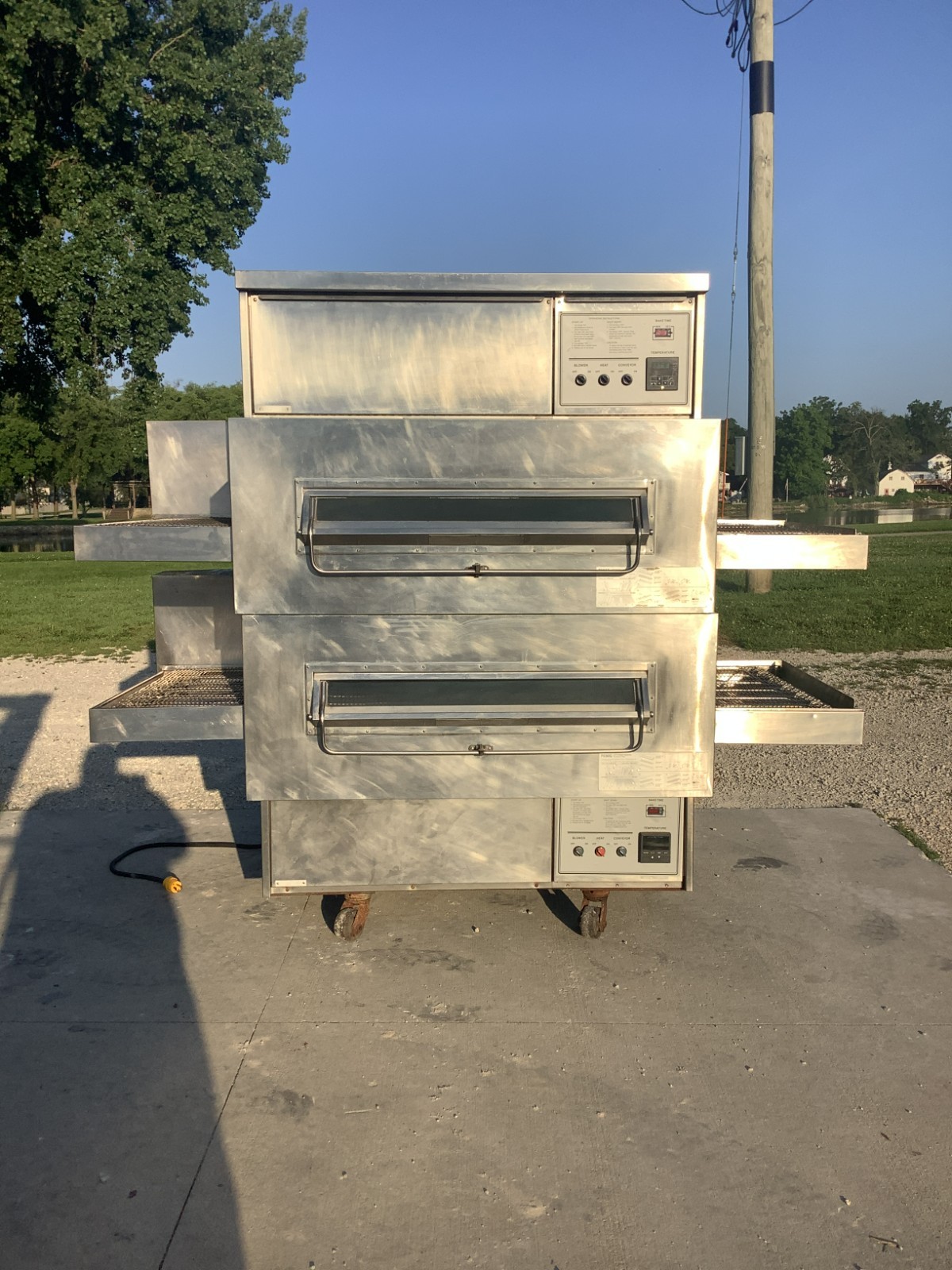 Pizza Oven Conveyor Middleby Marshall PS360Q Double Stack Nat Gas Tested
