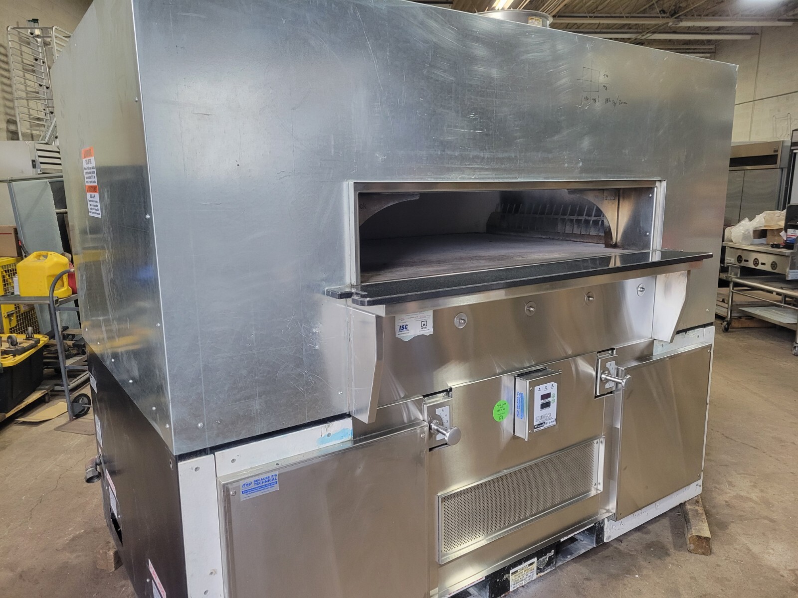 WOODSTONE WS-FD-9660-RFG-LR-IR-NG FIRE DECK OVEN STONE HEARTH OVEN NATURAL GAS