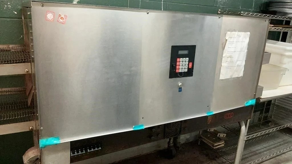 CTX Double Stack Electric Conveyor Oven Commercial 208V Pizza 2 Deck Roller #1A