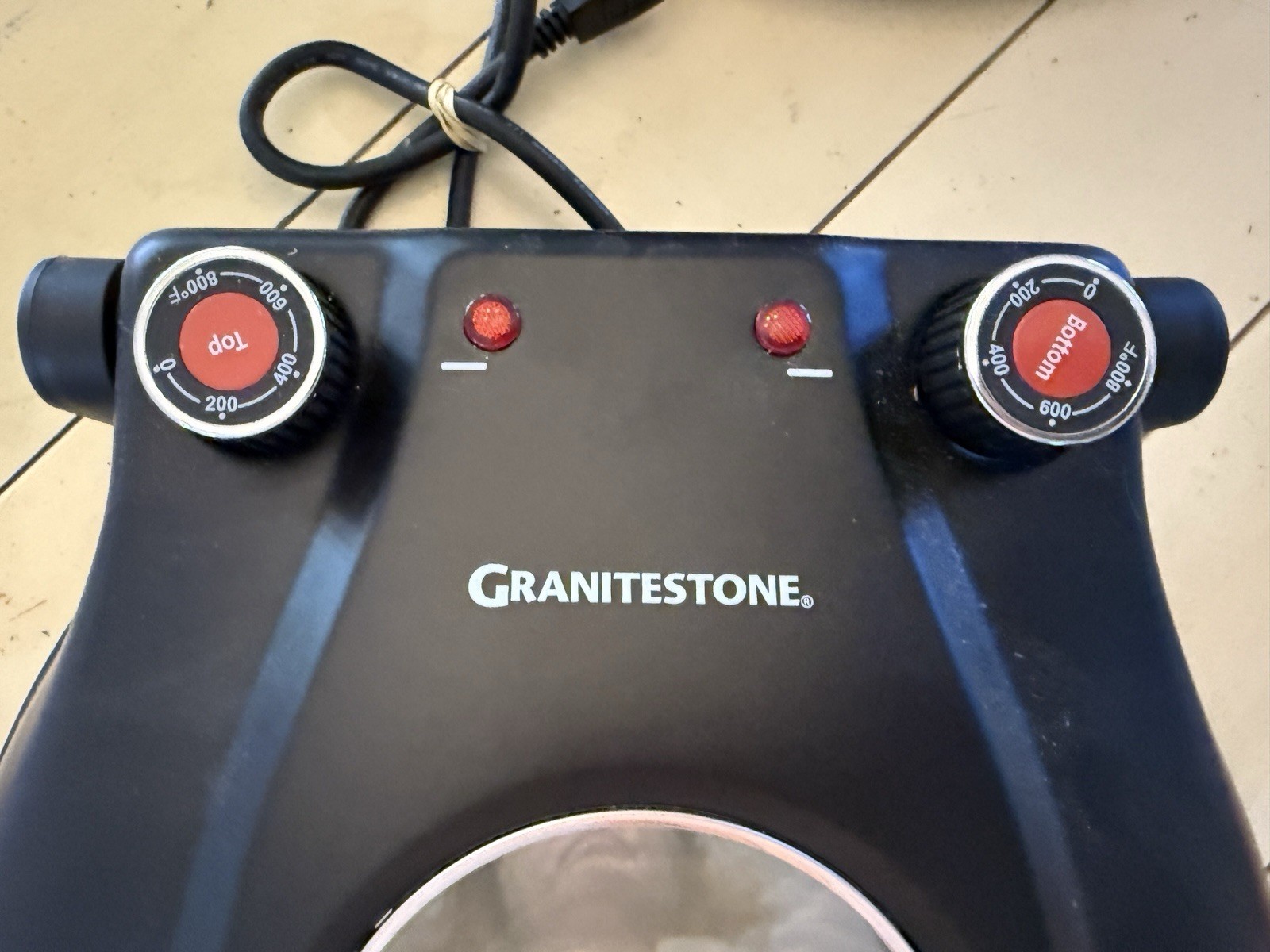 Granitestone Piezano 12” Electric Pizza Oven Lightly Used Model 1424Q NEW!