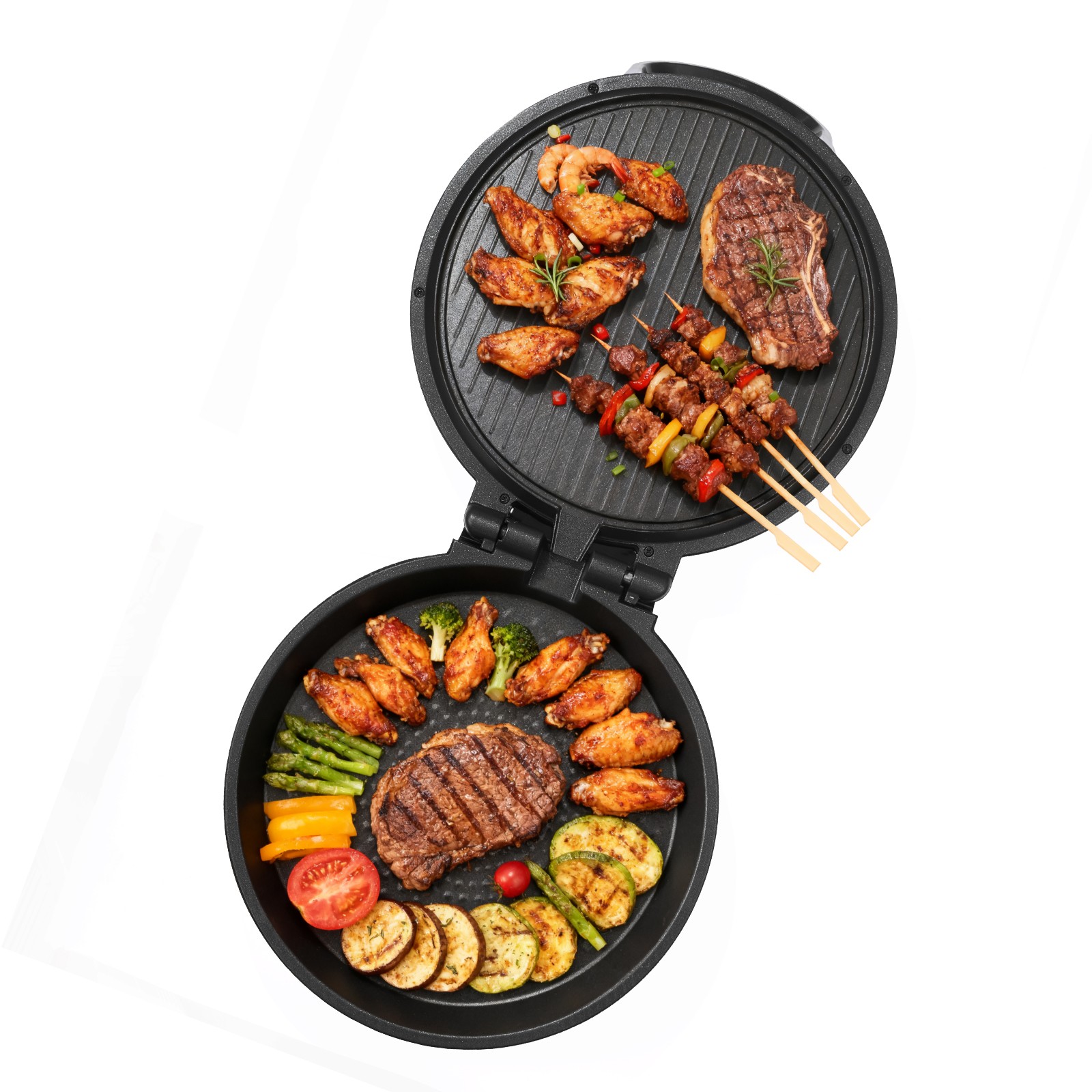VEVOR Pizza Oven 12 in Portable Electric Pizza Maker 1200W for Pizza & Barbecue
