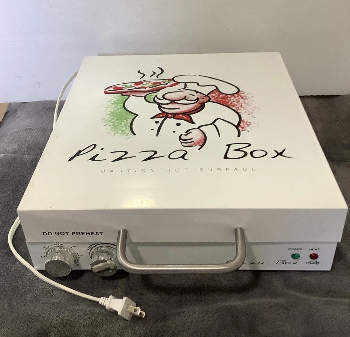 Cuizen Pizza Box Countertop Pizza Oven w/ 12″ Rotating Pan PIZ-4012 – Tested