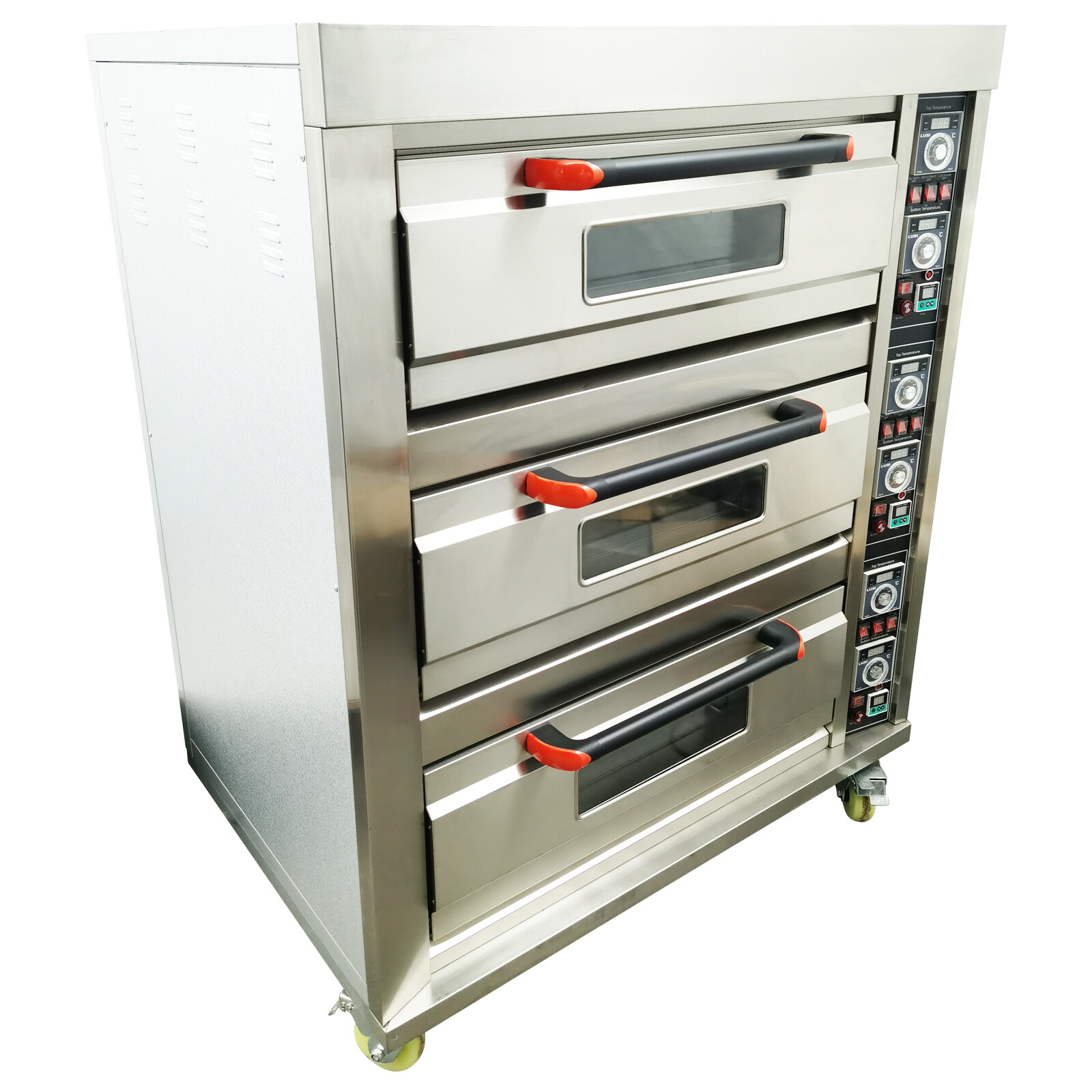 3-layers Electric Oven Pizza Turkey Bread Pie Meat Commercial Baking Oven 220V