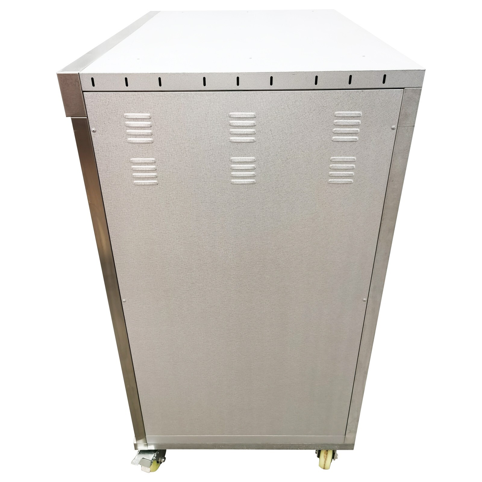 Commercial Large 220V 3PH 19.8KW Electric Triple Pizza Oven with Swivel Caster