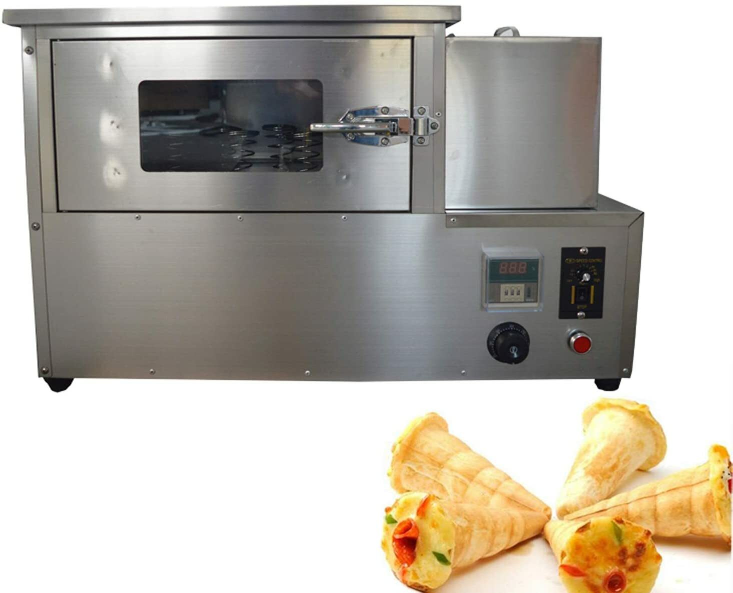 Commercial 110V Rotational Pizza Oven Machine for Pizza Cone Forming Maker