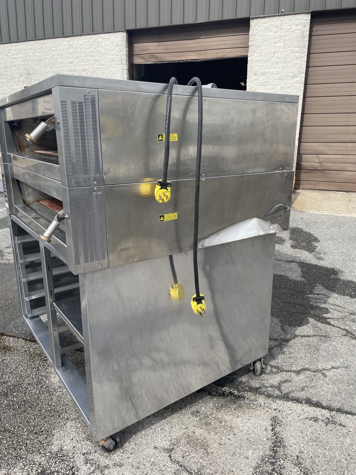Hobart Double Stack Electric Pizza Deck Oven 208V 3Ph OV400W-3