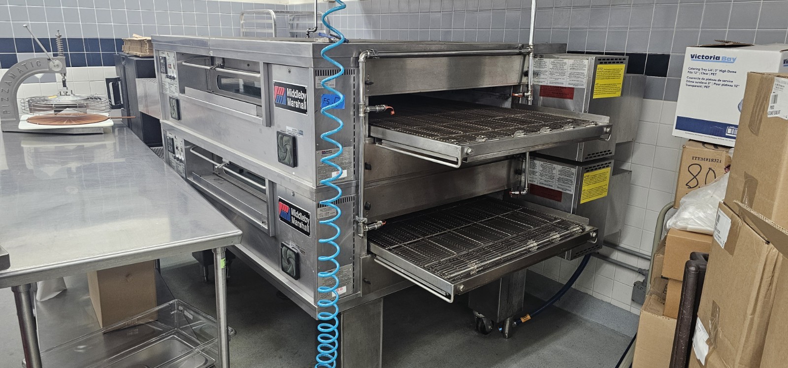 Middleby Marshall PS570G Double Deck Conveyor Pizza Oven, Natural Gas, Stackable
