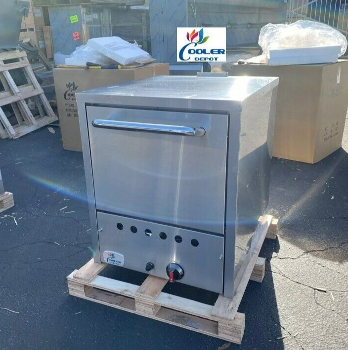 24″ Commercial Stone Base Pizza Oven Bakery Pizzeria Cooker Wings NSF SS NAT GAS