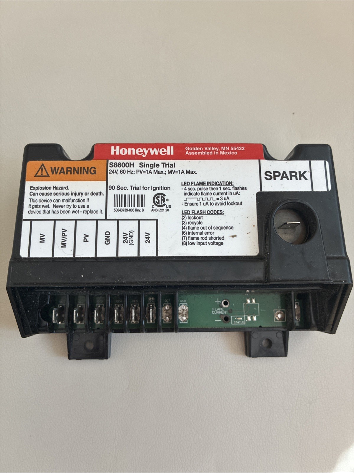 Conveyor Pizza Oven Ignition Control Module Box for MIDDLEBY MARSHALL 27161-0005