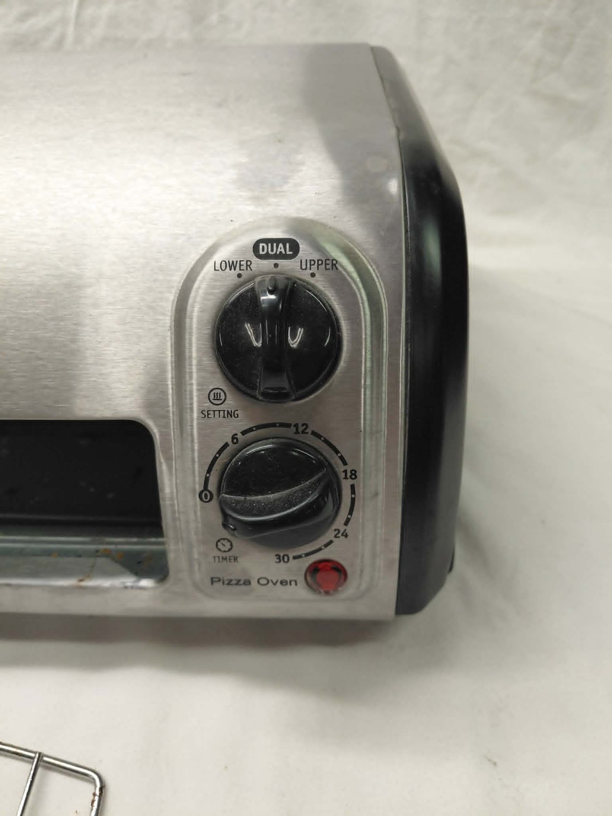 Preowned Presto Stainless Steel Pizza Oven Duel Element Table Top Model TESTED