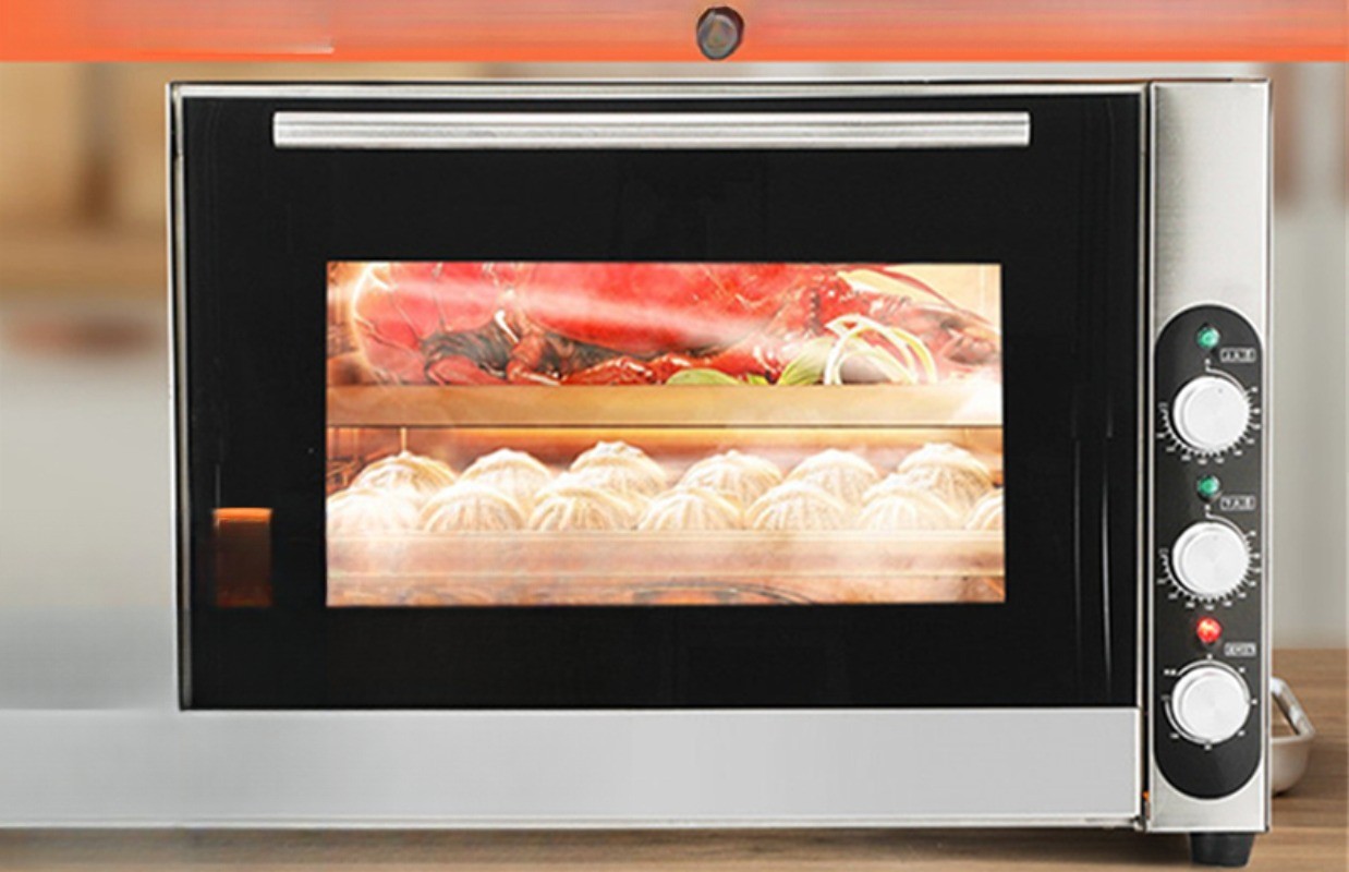 Large Capacity Stainless Steel Electric Oven Home Baking Double Flat Oven Oven