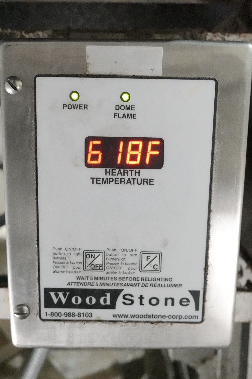 WOODSTONE NATURAL GAS MT. ADAMS 5” STONE HEARTH PIZZA OVEN MODEL WS-MS-5-RFG-NG