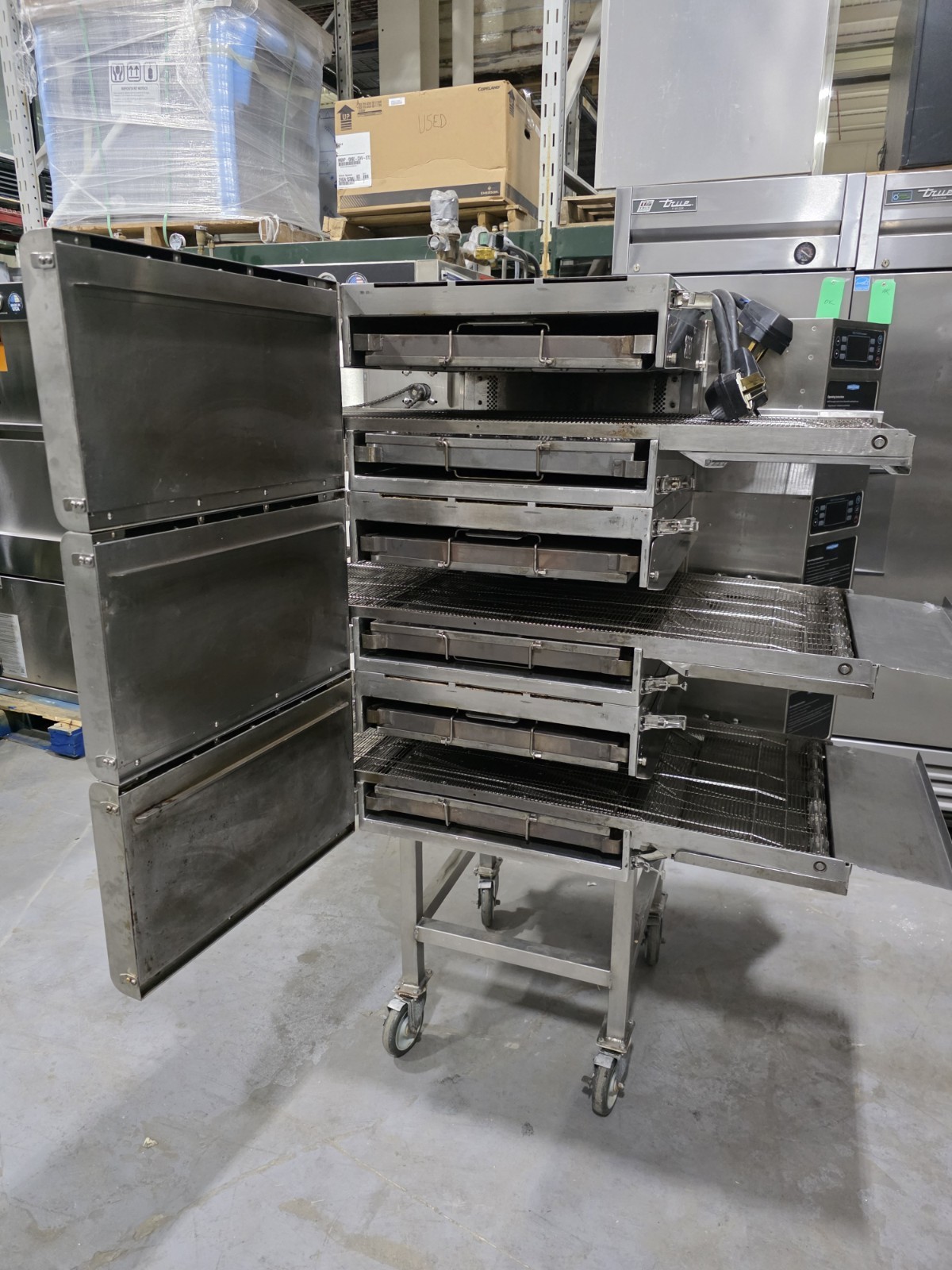 Triple Stack (3) TurboChef HHC2020 48″ Electric High H Conveyor Ovens, 220V/3 Ph