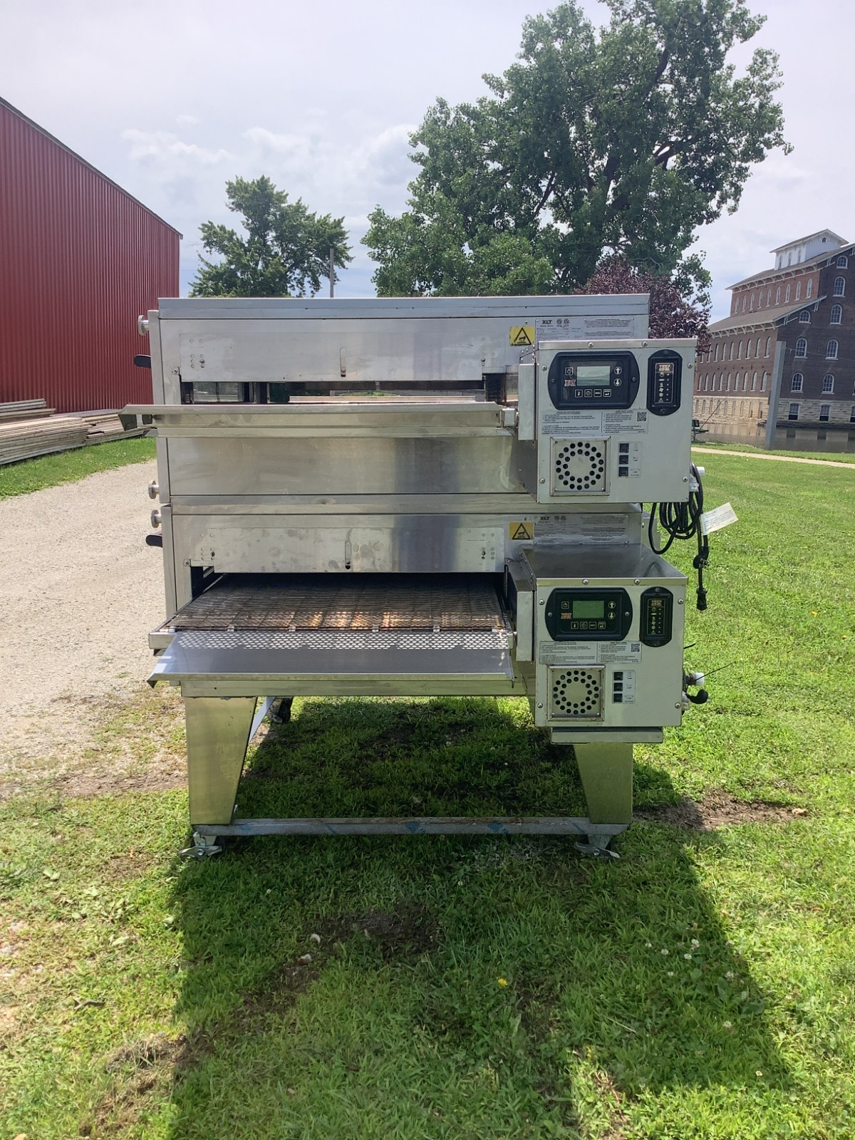 Pizza Oven Conveyor 2018 XLT 3255 Double Stack with hood Nat Gas Tested