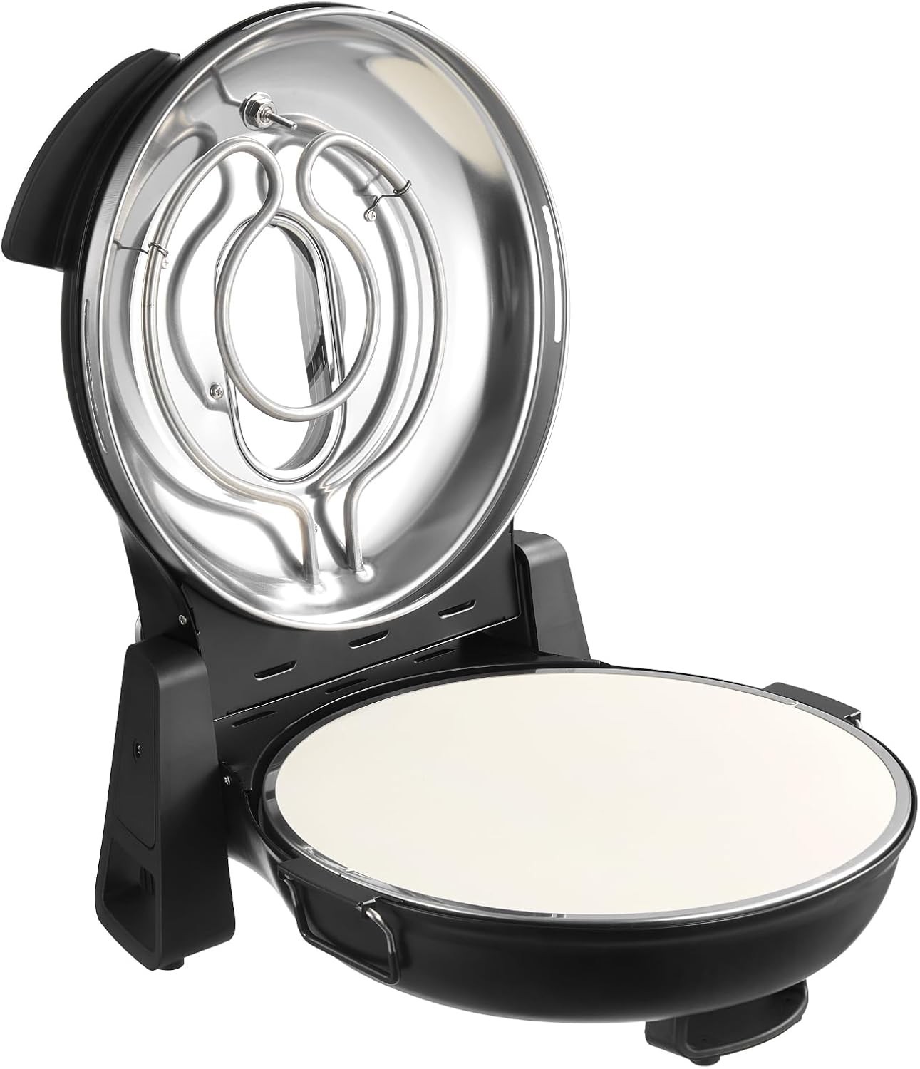 12-Inch Electric Countertop Pizza Oven – Dual Temp Controls for Perfect Pizza