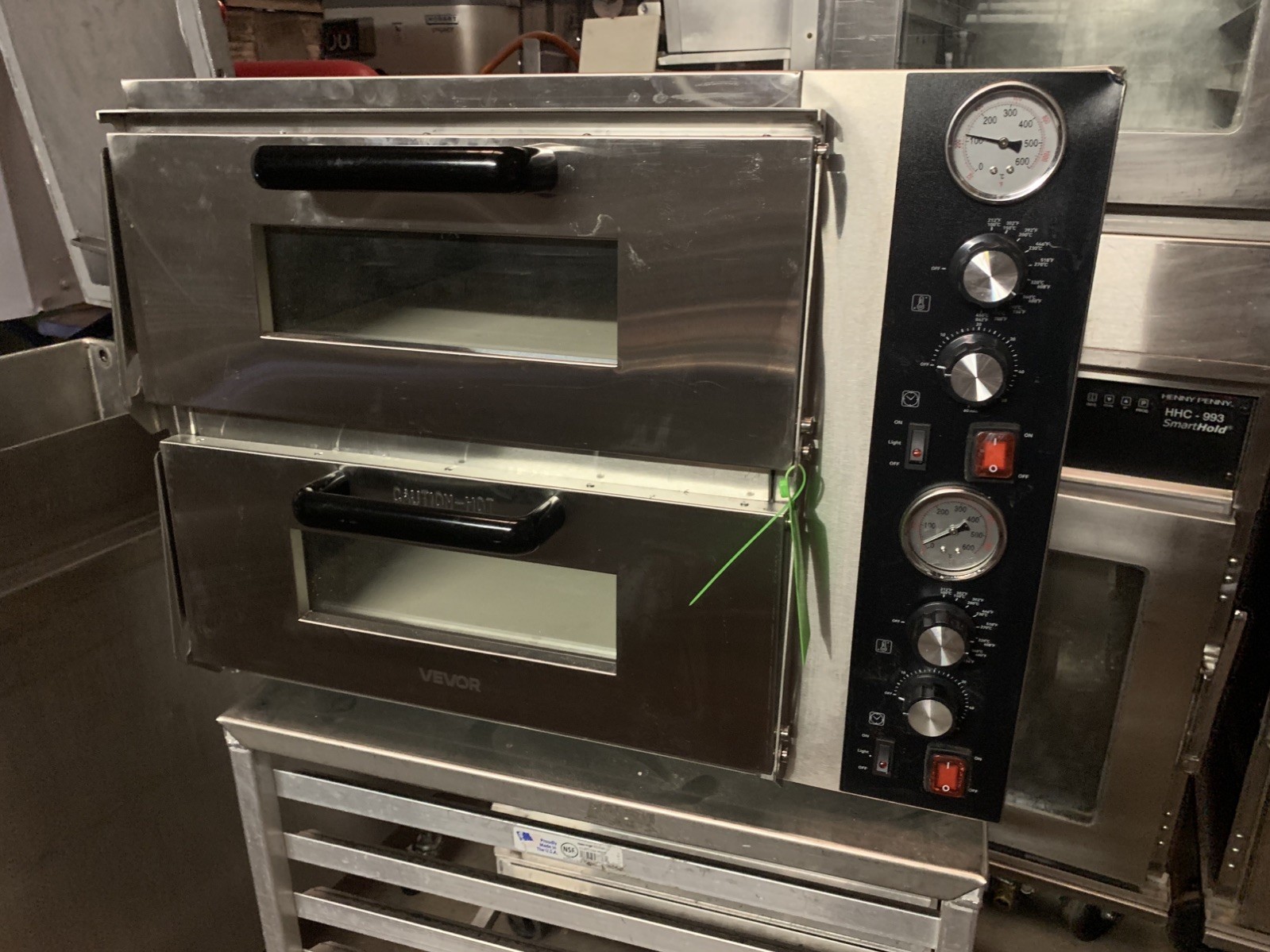 NEW Commercial Double Deck Pizza Oven Electric Stone Brick Bakery Oven-120V-NSF