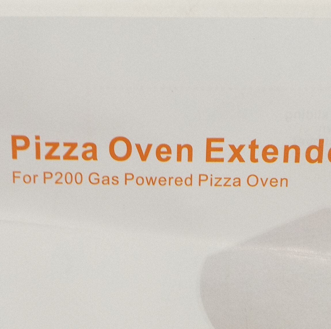 P200 Outdoor Stainless Steel Pizza Oven Extender Shelf Work Table