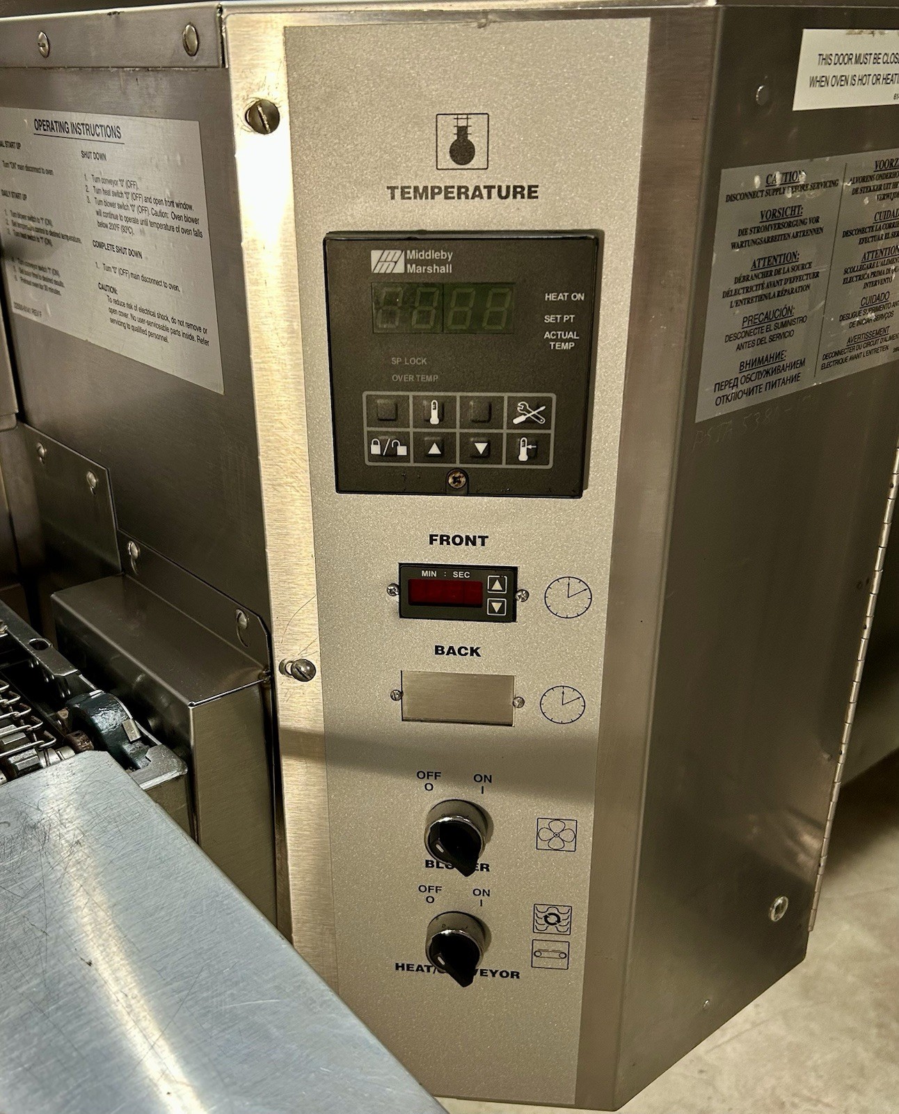 Middleby Marshall PS628E WOW! Electric Conveyor Pizza Oven