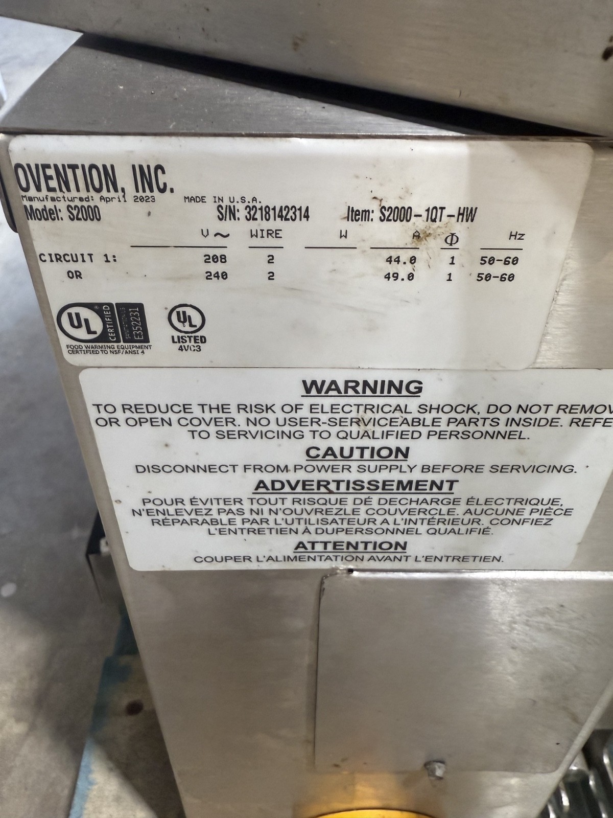 Ovention S2000 Ventless Double Stack Conveyor/ Pizza Ovens